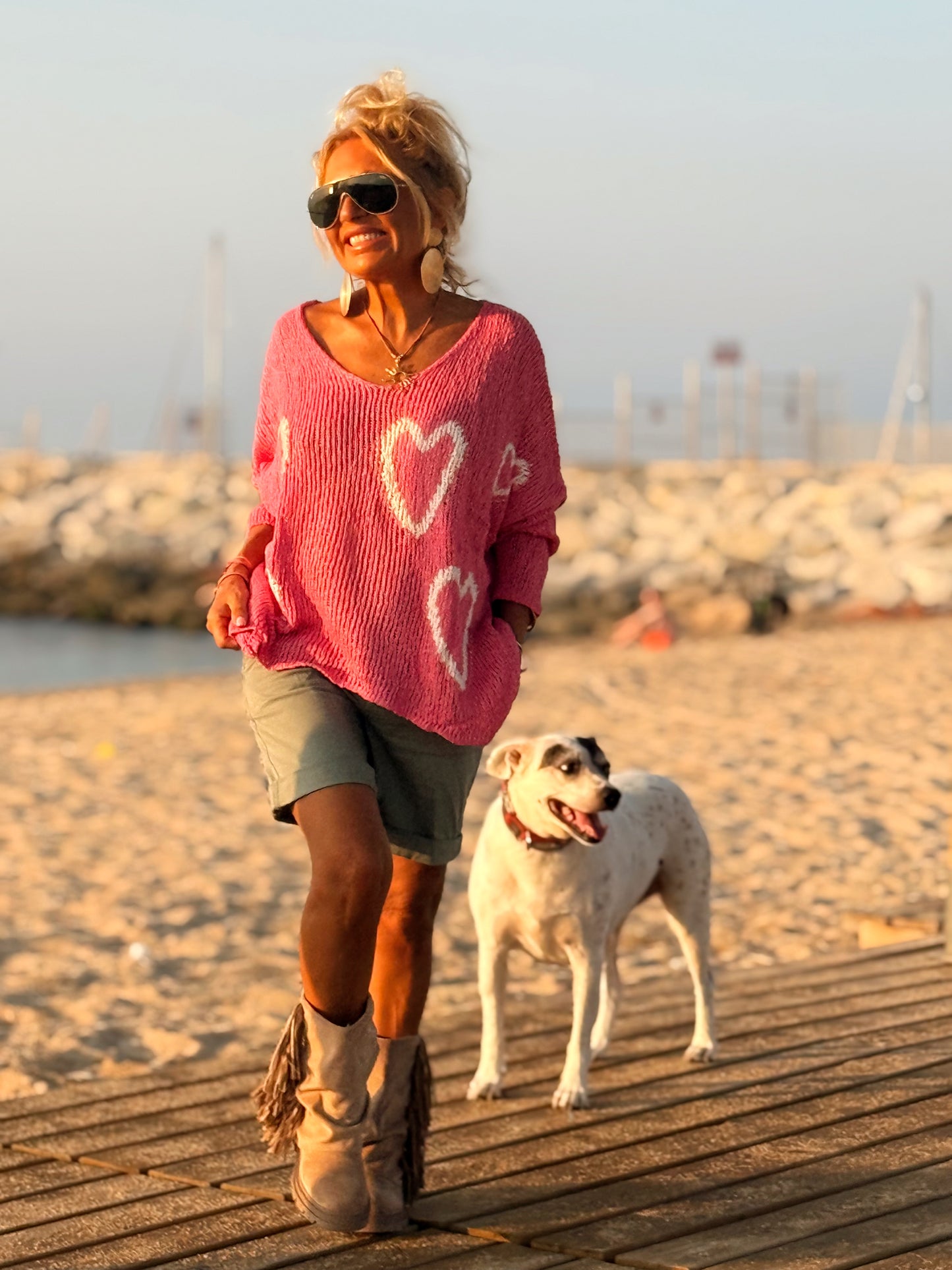 JERSEY ASIMÉTRICO CORAZÓN MULTICOLOR