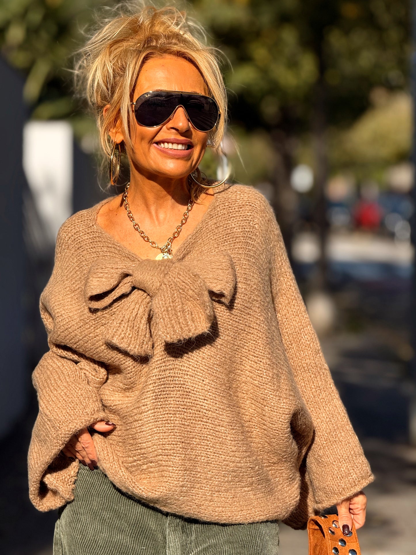 JERSEY CON LAZO MULTICOLOR