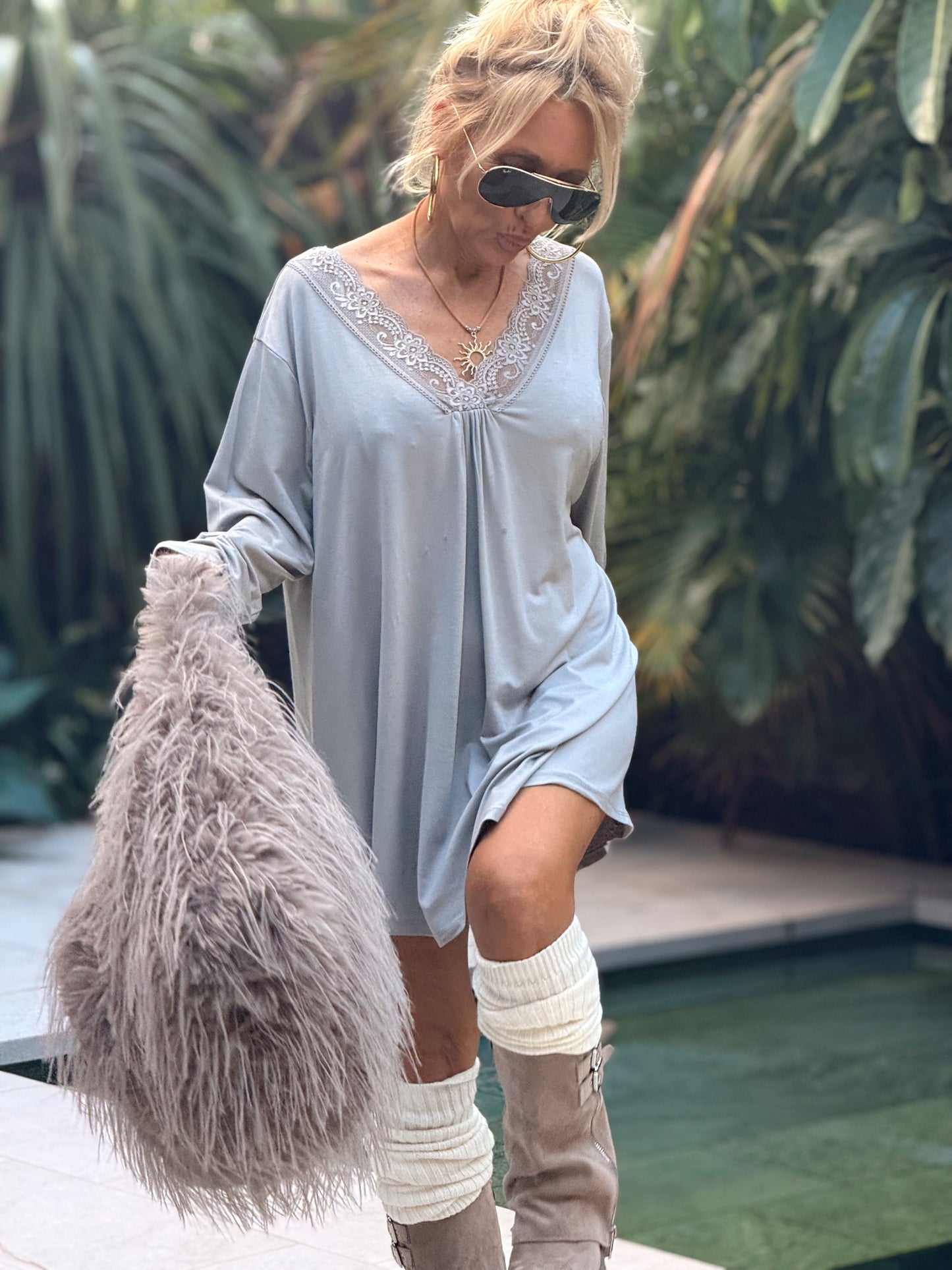 CAMISETA LENCERO SUPER OVERSIZE ESTHER MULTICOLOR