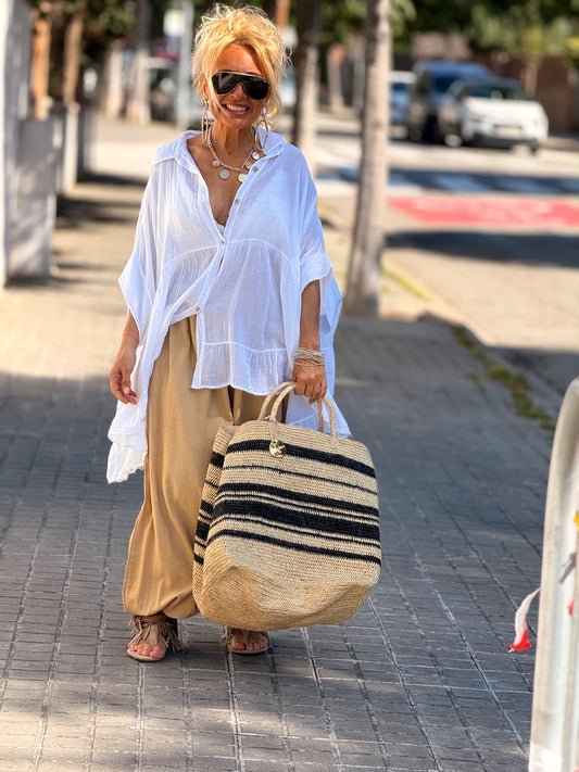 PANTALON MARI OVERSIZE MULTICOLOR