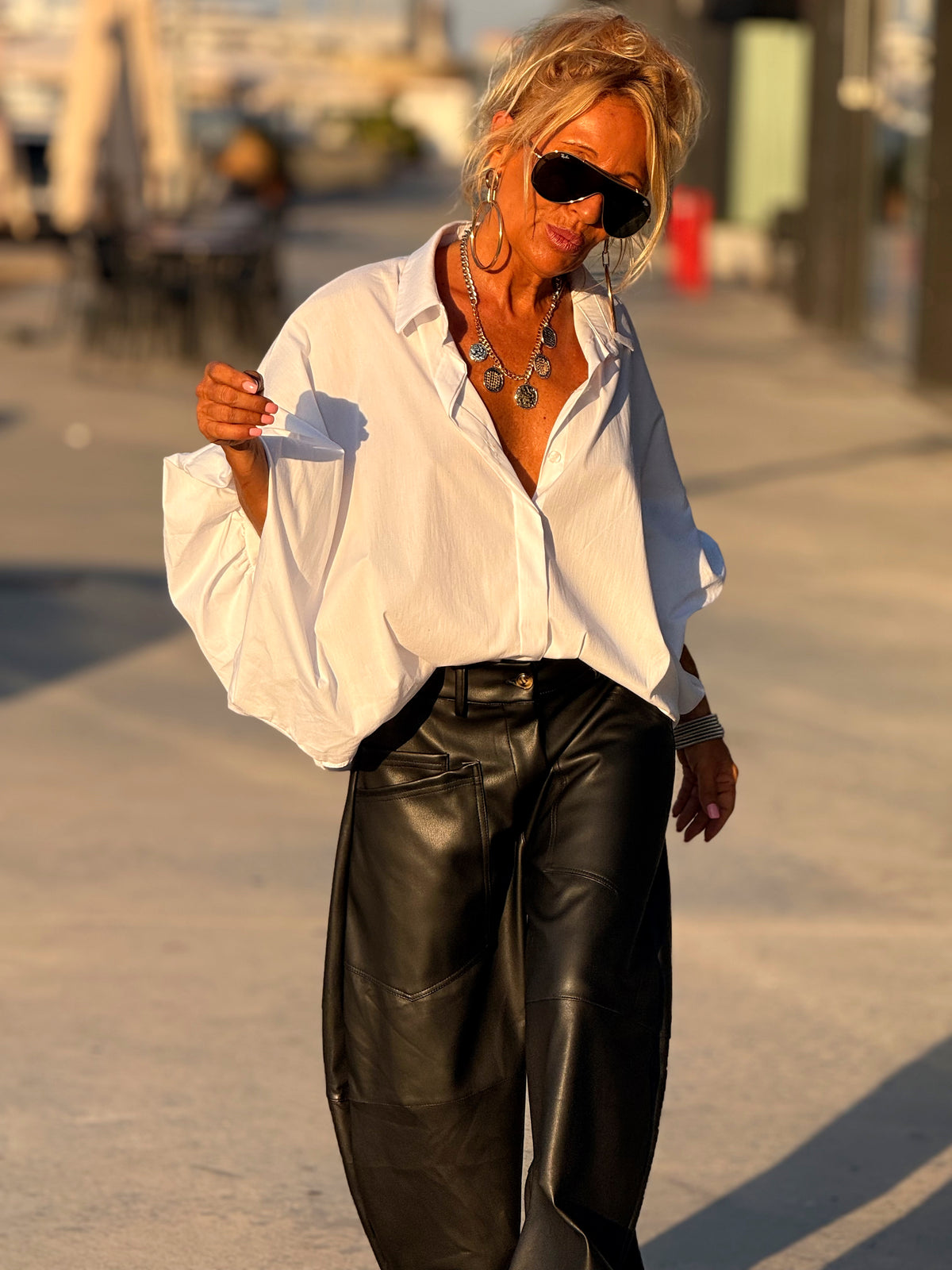 PANTALON BOMBER POLIPIEL MULTICOLOR