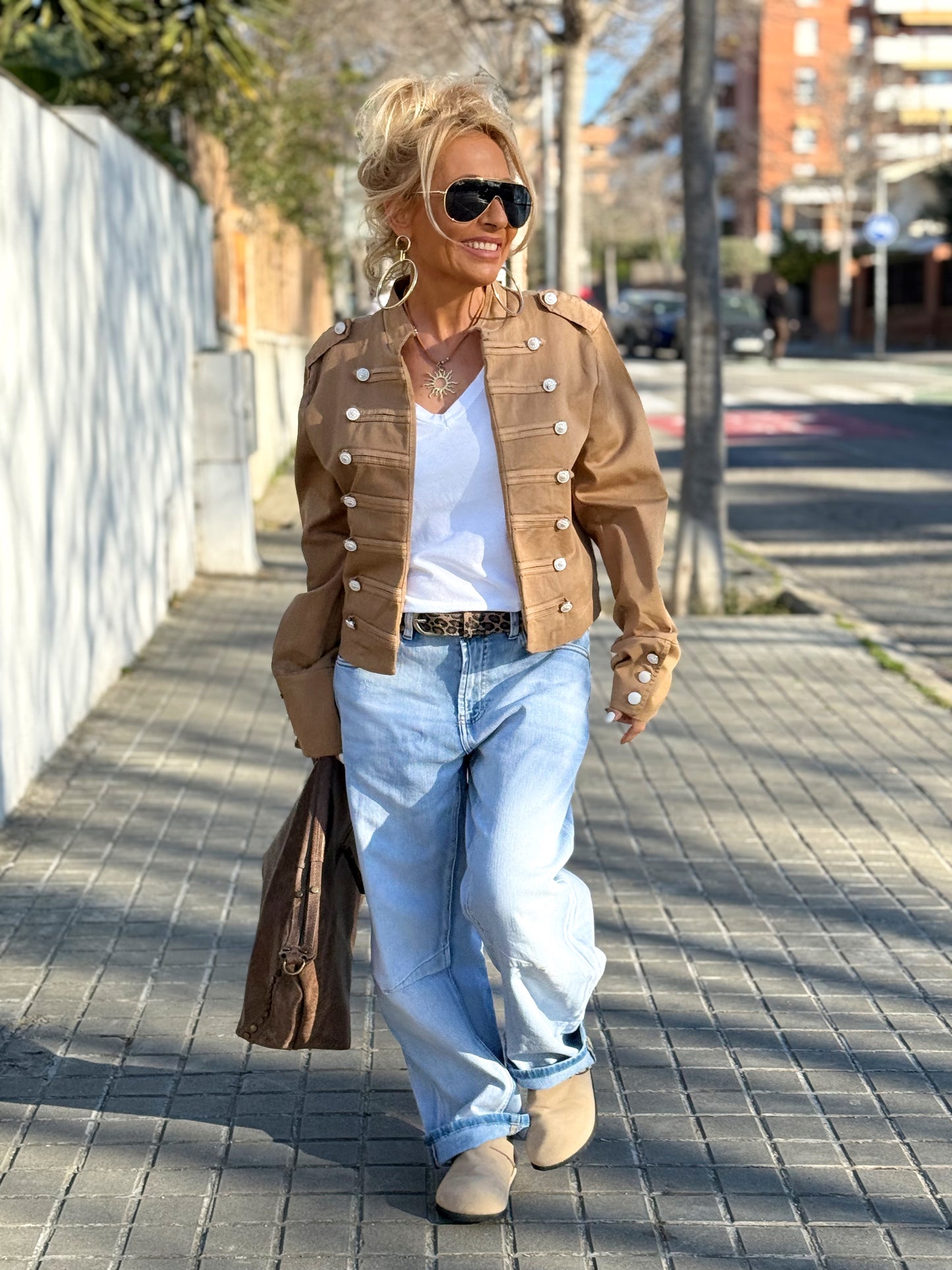 CHAQUETA CORTA COLONIAL MULTICOLOR