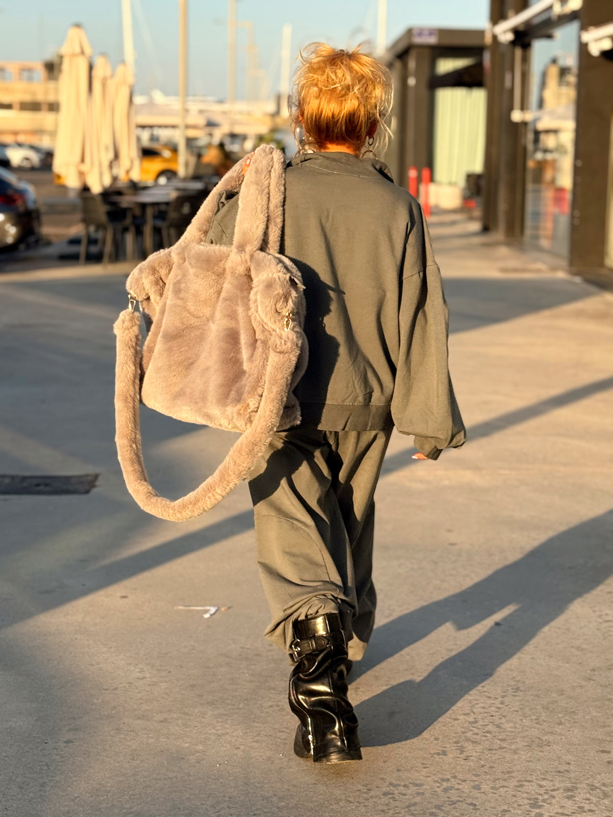 BOLSO XL PELO SINTÉTICO JORDI MULTICOLOR