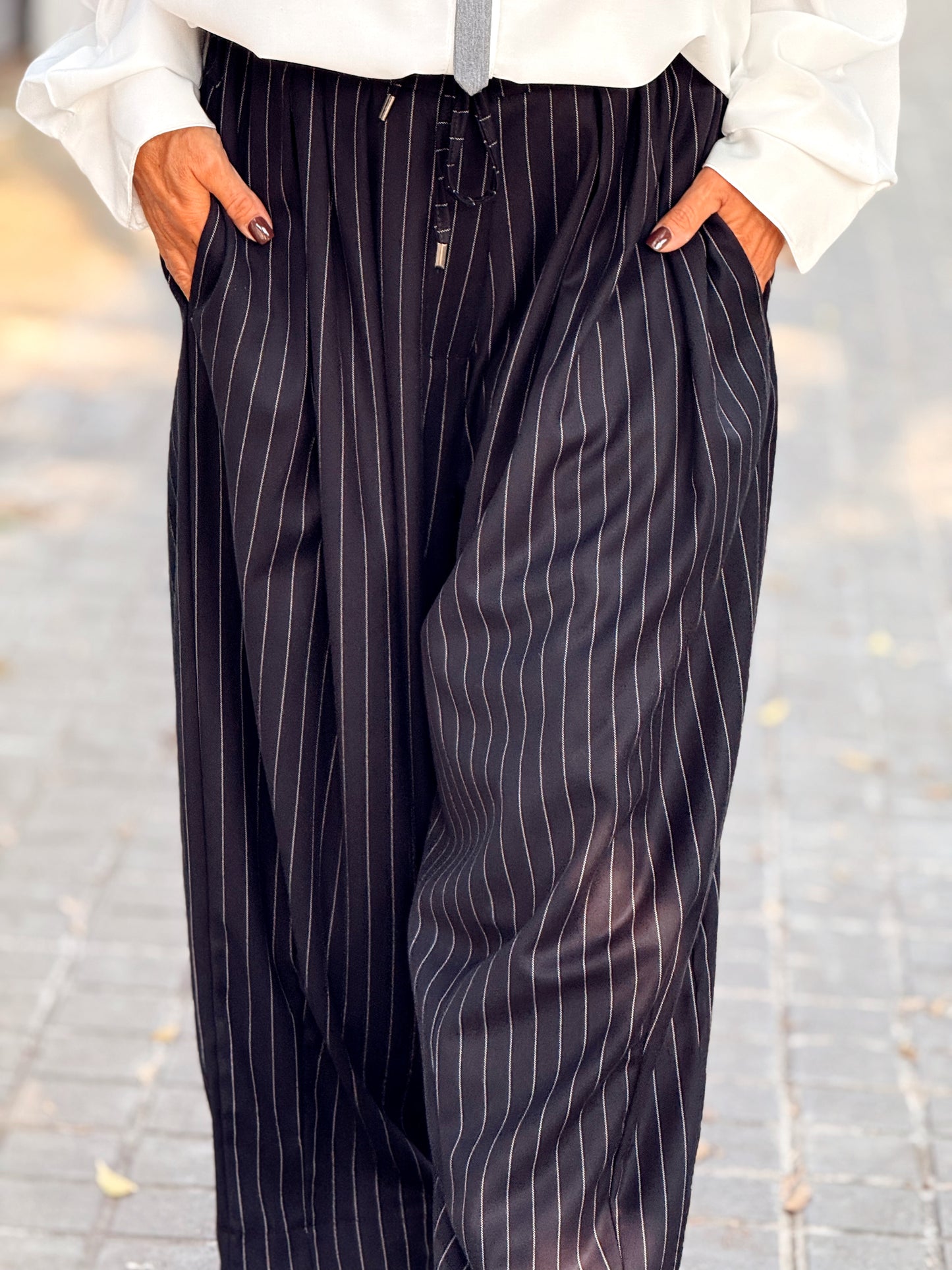 PANTALON OVERSIZE RAYAS MULTICOLOR