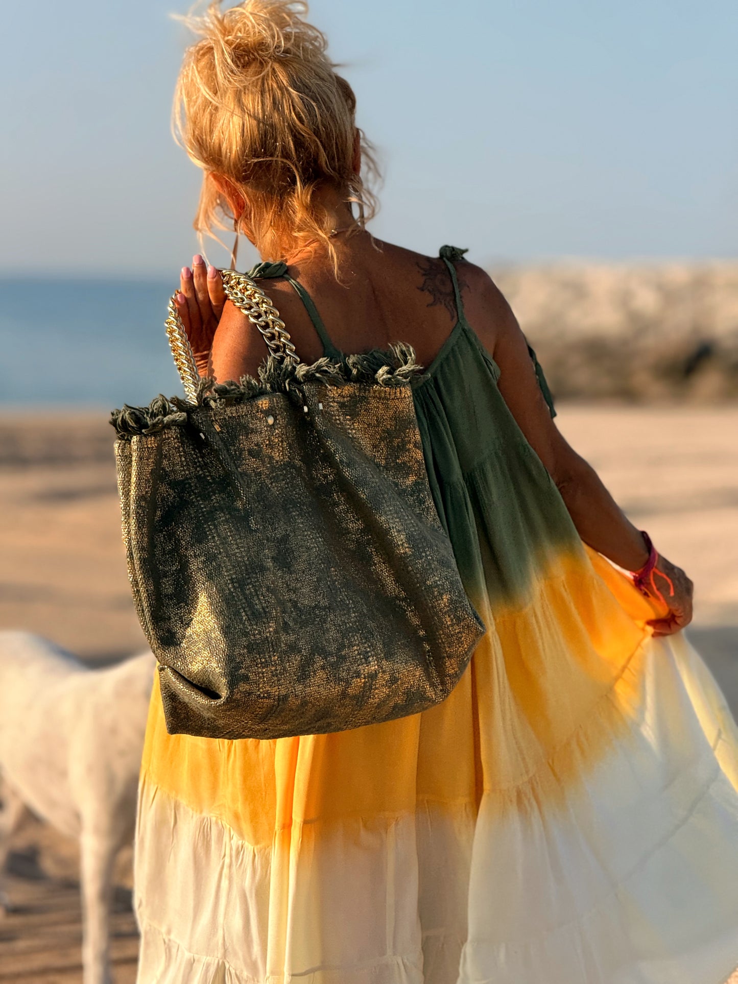 VESTIDO CORTO TIRANTES TYE&DYE MULTICOLOR