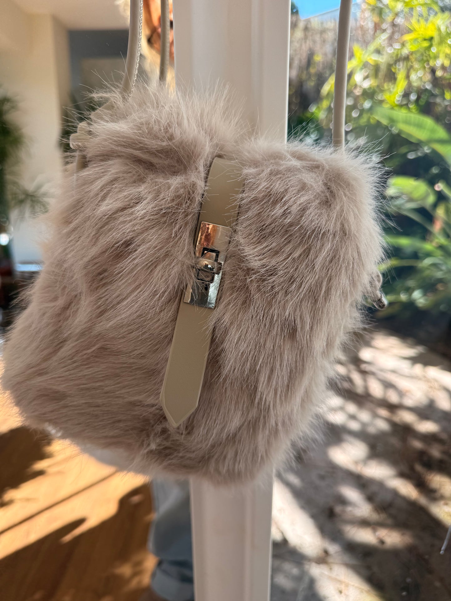 BOLSILLO DE OMBRO PELO SINTÉTICO MULTICOLOR