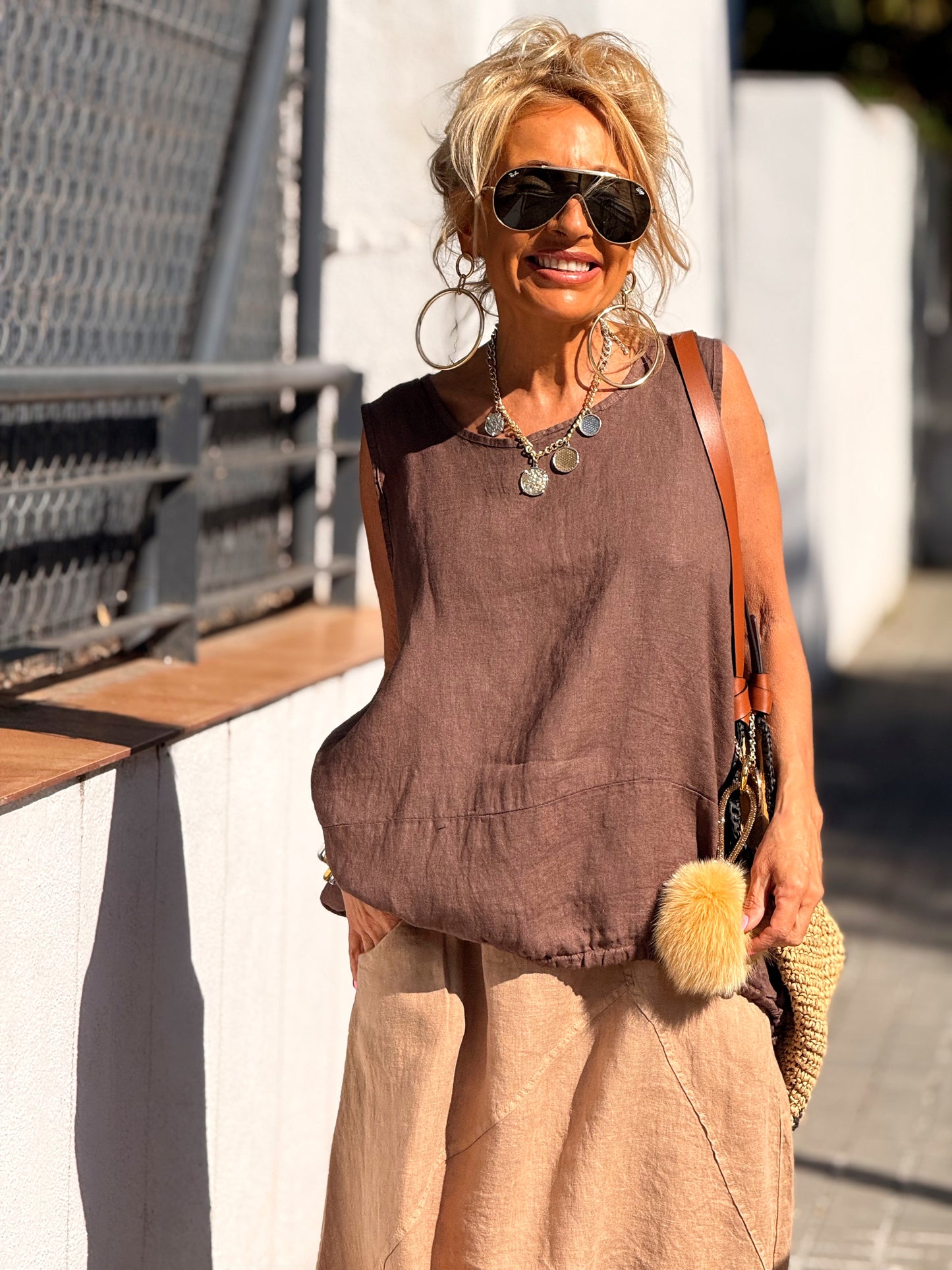 BLUSA LINO ARTHUR MULTICOLOR