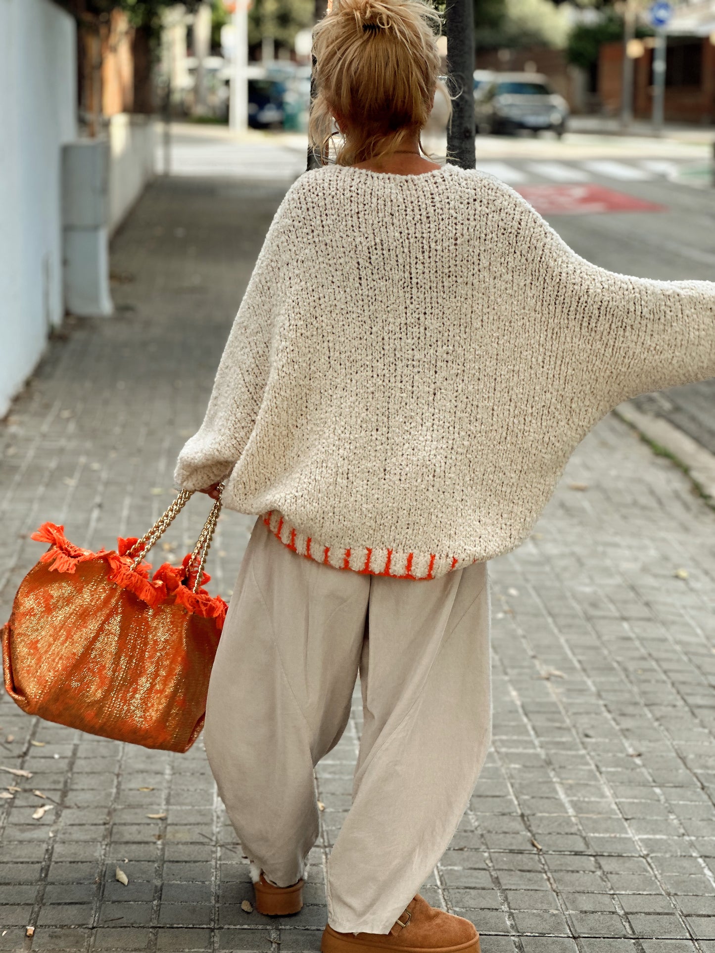 JERSEY DE PUNTO ⭐️ NARANJA