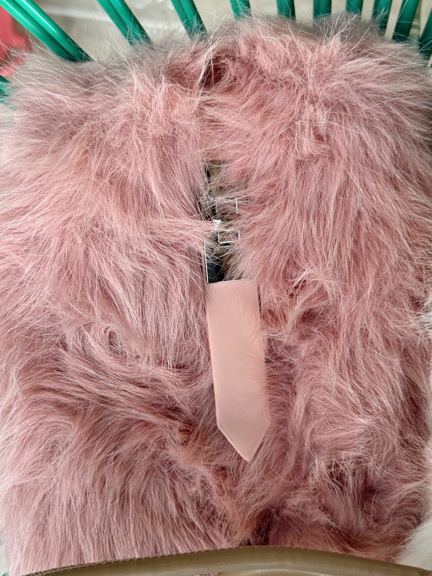 BOLSILLO DE OMBRO PELO SINTÉTICO MULTICOLOR