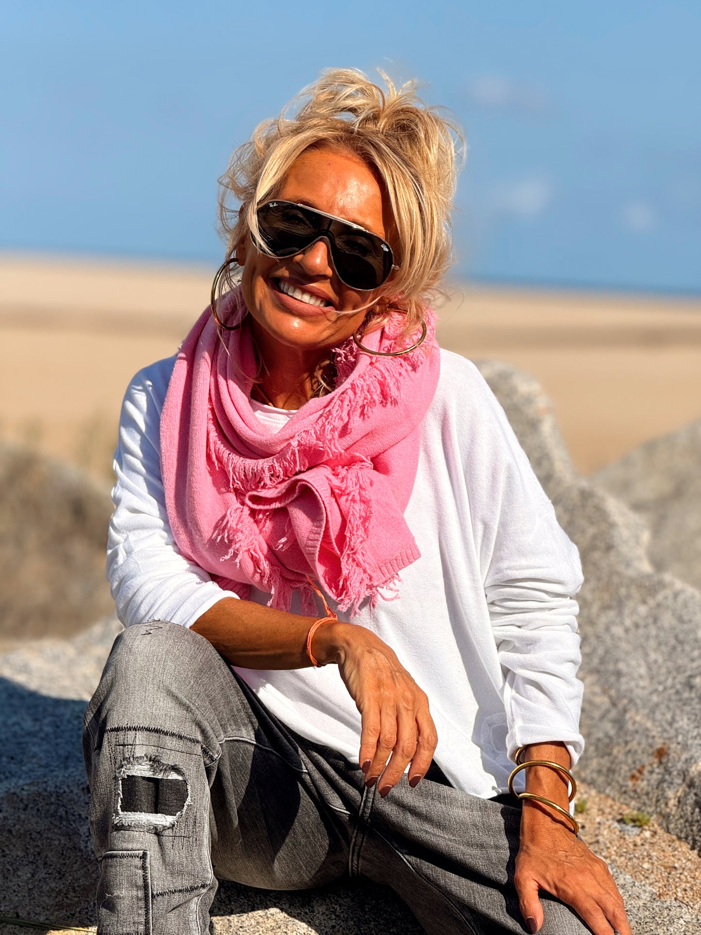 BUFANDA FLECOS CELINE MULTICOLOR