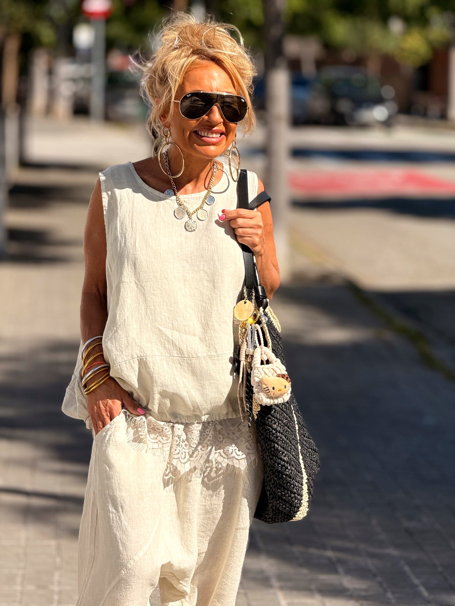 BLUSA LINO ARTHUR MULTICOLOR