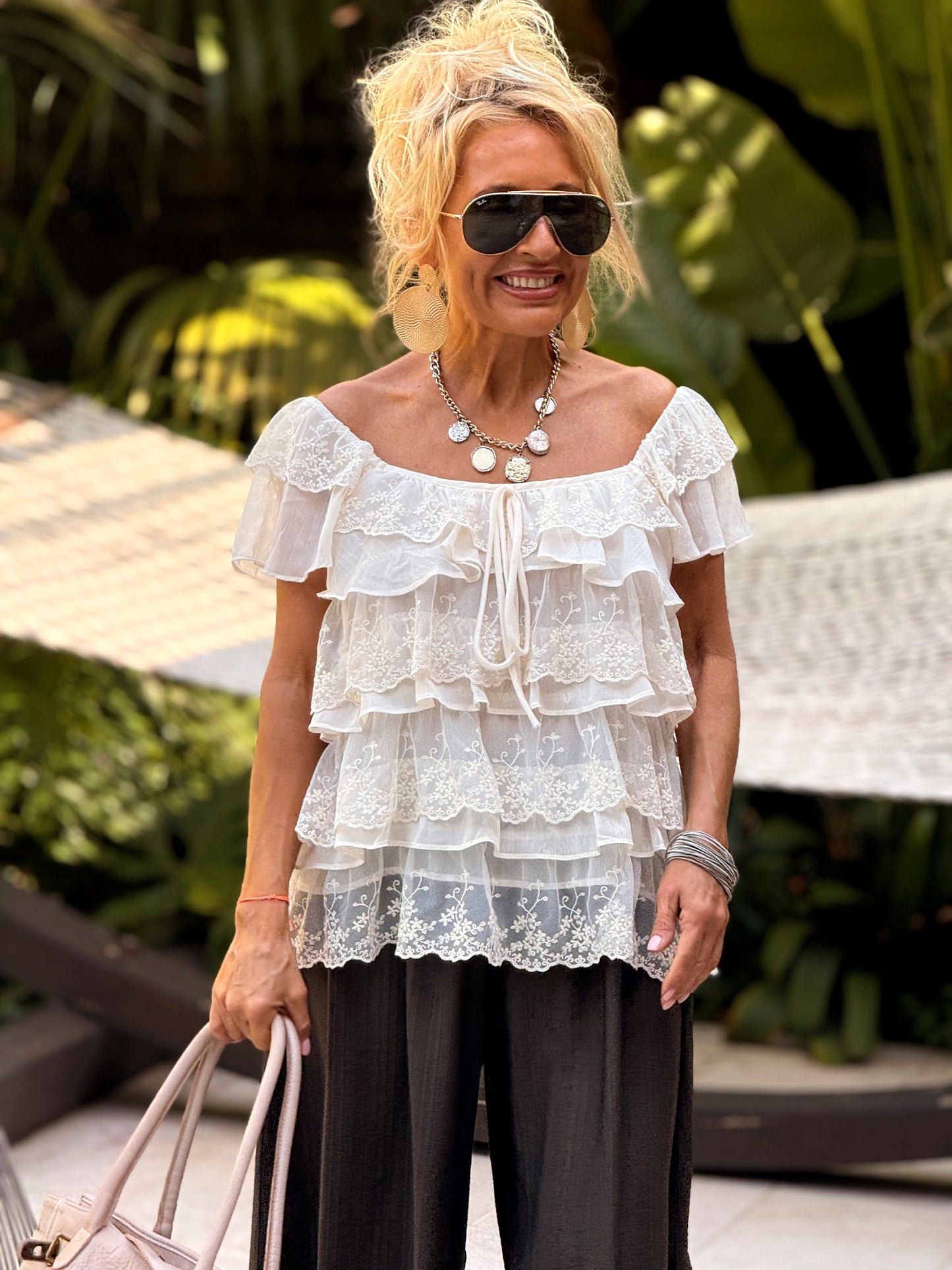 BLUSA ENCAGE BOHO VAINILLA