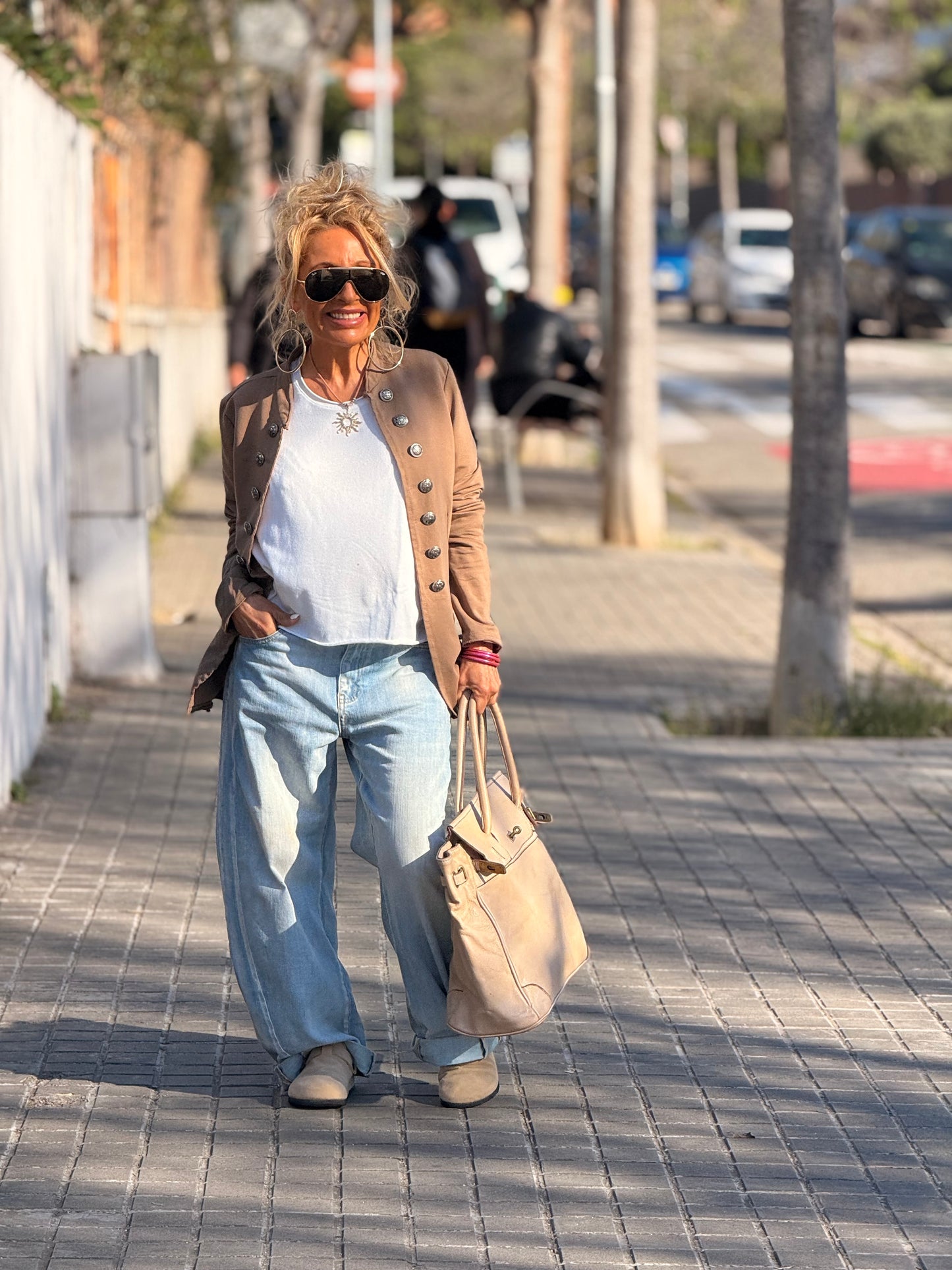 CHAQUETA KAREEN EN CAMEL