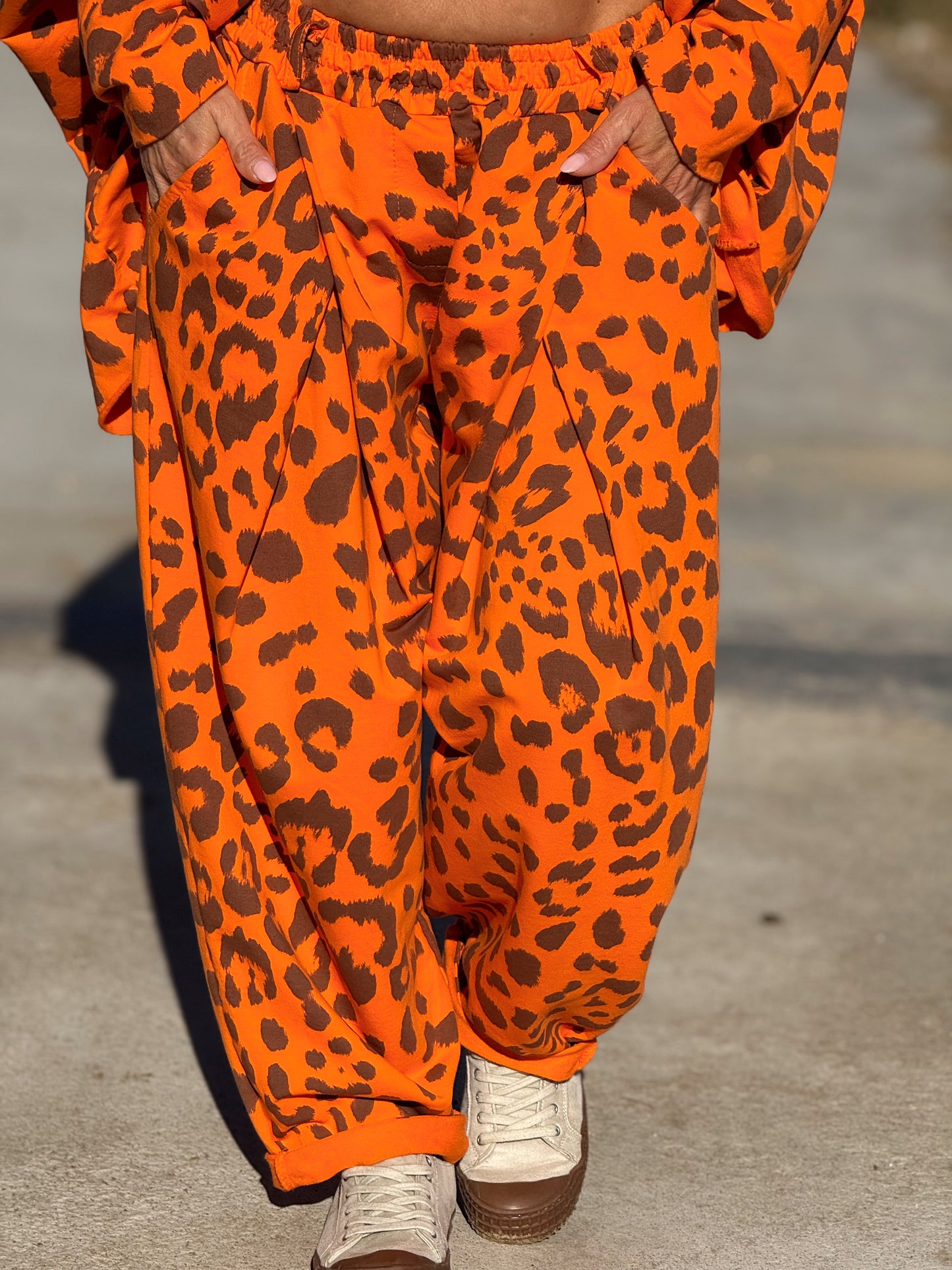 PANTALON BAGGY ANIMAL PRINT MULTICOLOR