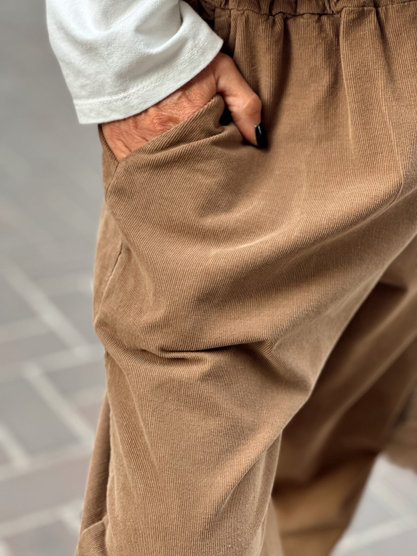 PANTALON PANA HEIKE CAMEL