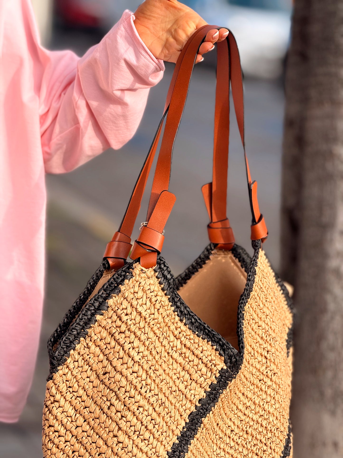 BOLSO RAFIA MULTICOLOR