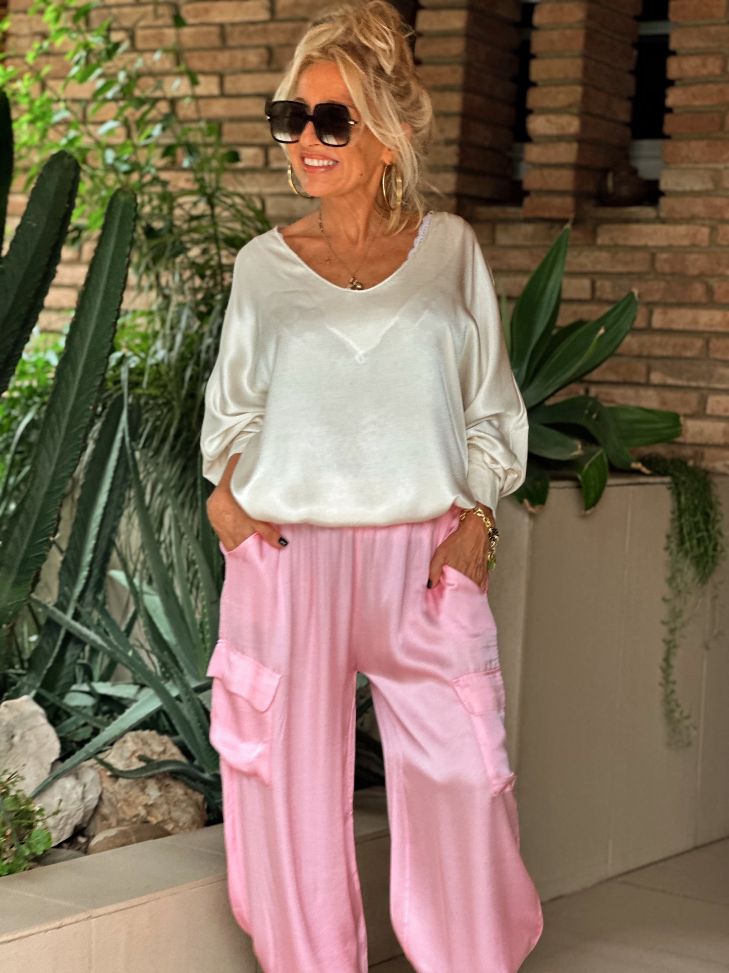 PANTALON SABRINA ROSA