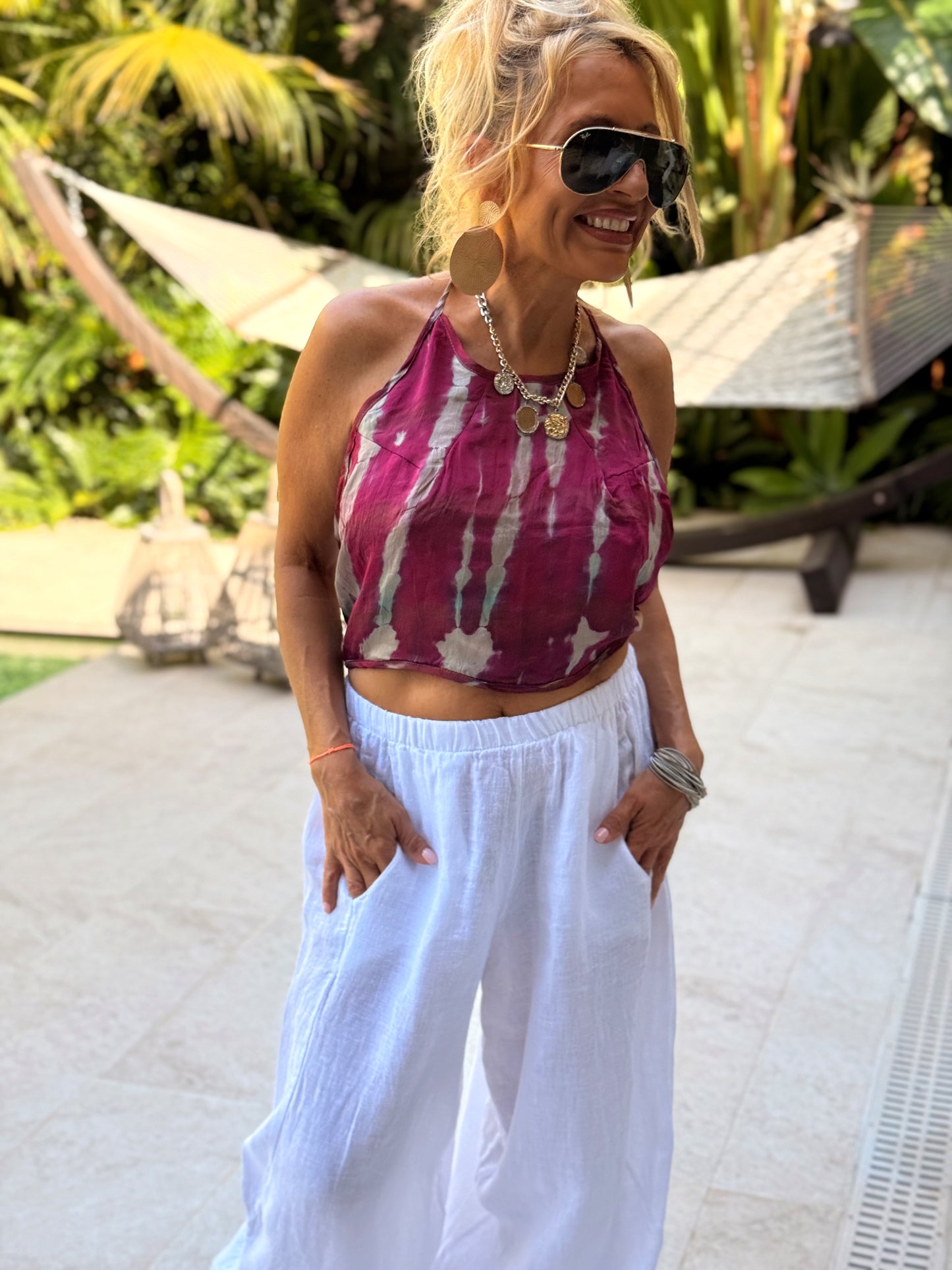 TOP CORTO INDY MULTICOLOR