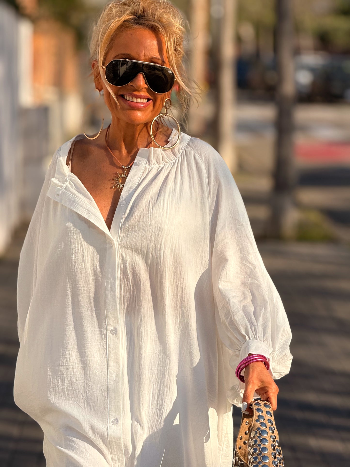 VESTIDO OVERSIZE NINA MULTICOLOR