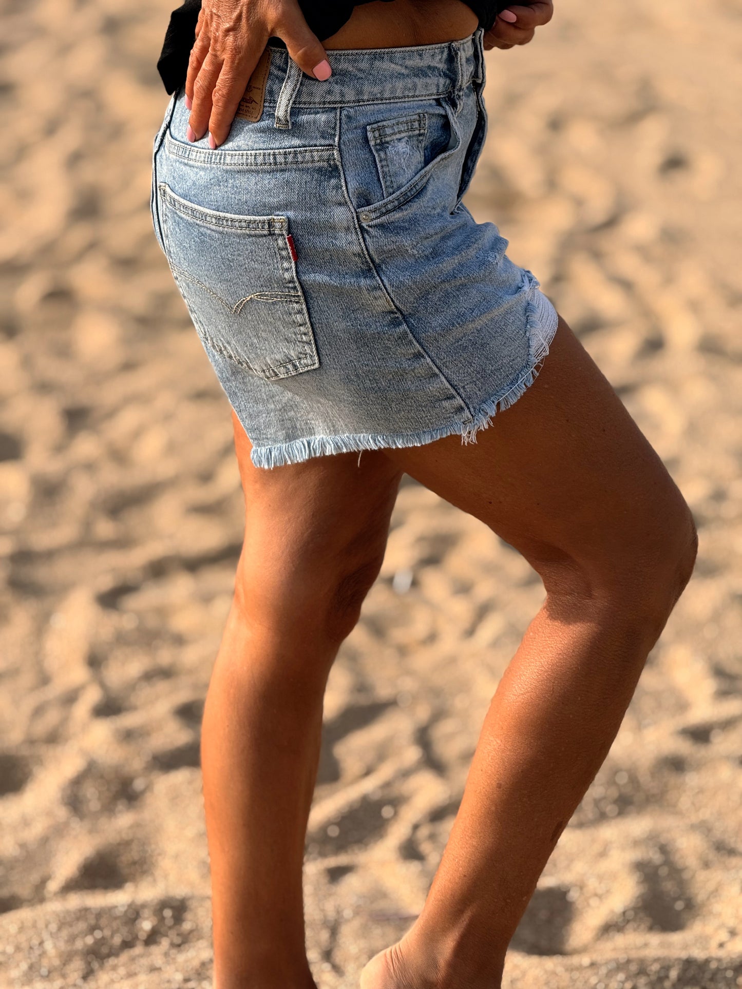 SHORT DESGASTADO JULIA TEJANO