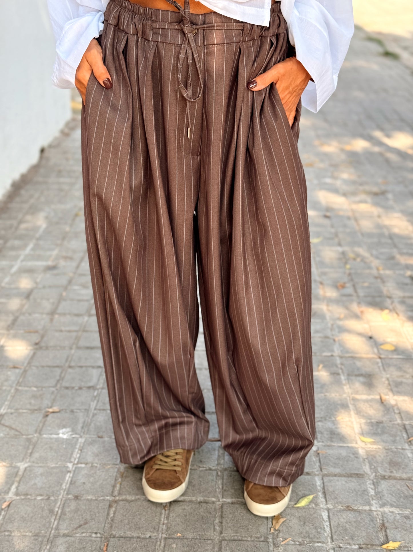 PANTALON OVERSIZE RAYAS MULTICOLOR