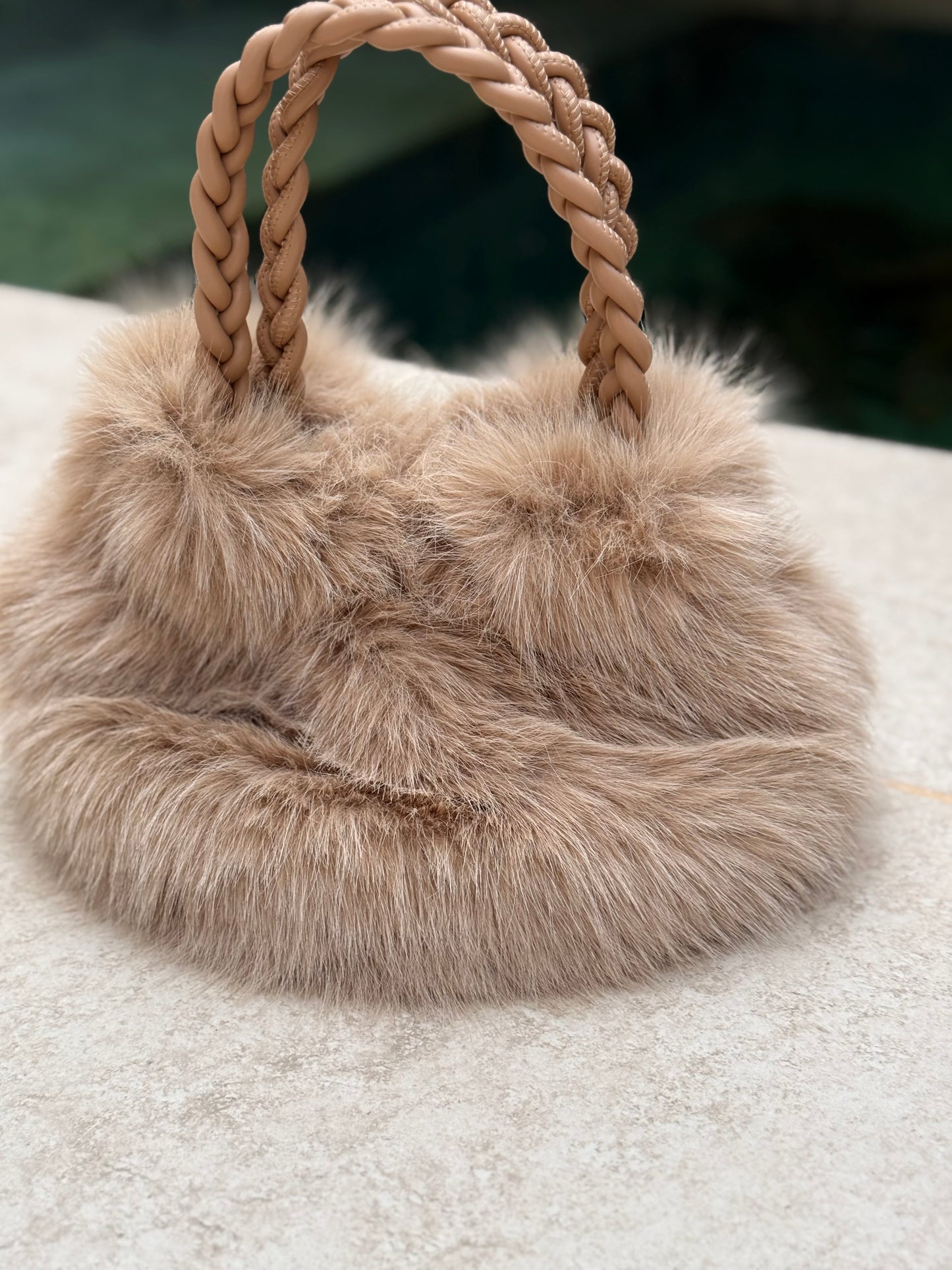 BOLSO PEQUEÑO PELO SINTÉTICO STOCKHOLM MULTICOLOR