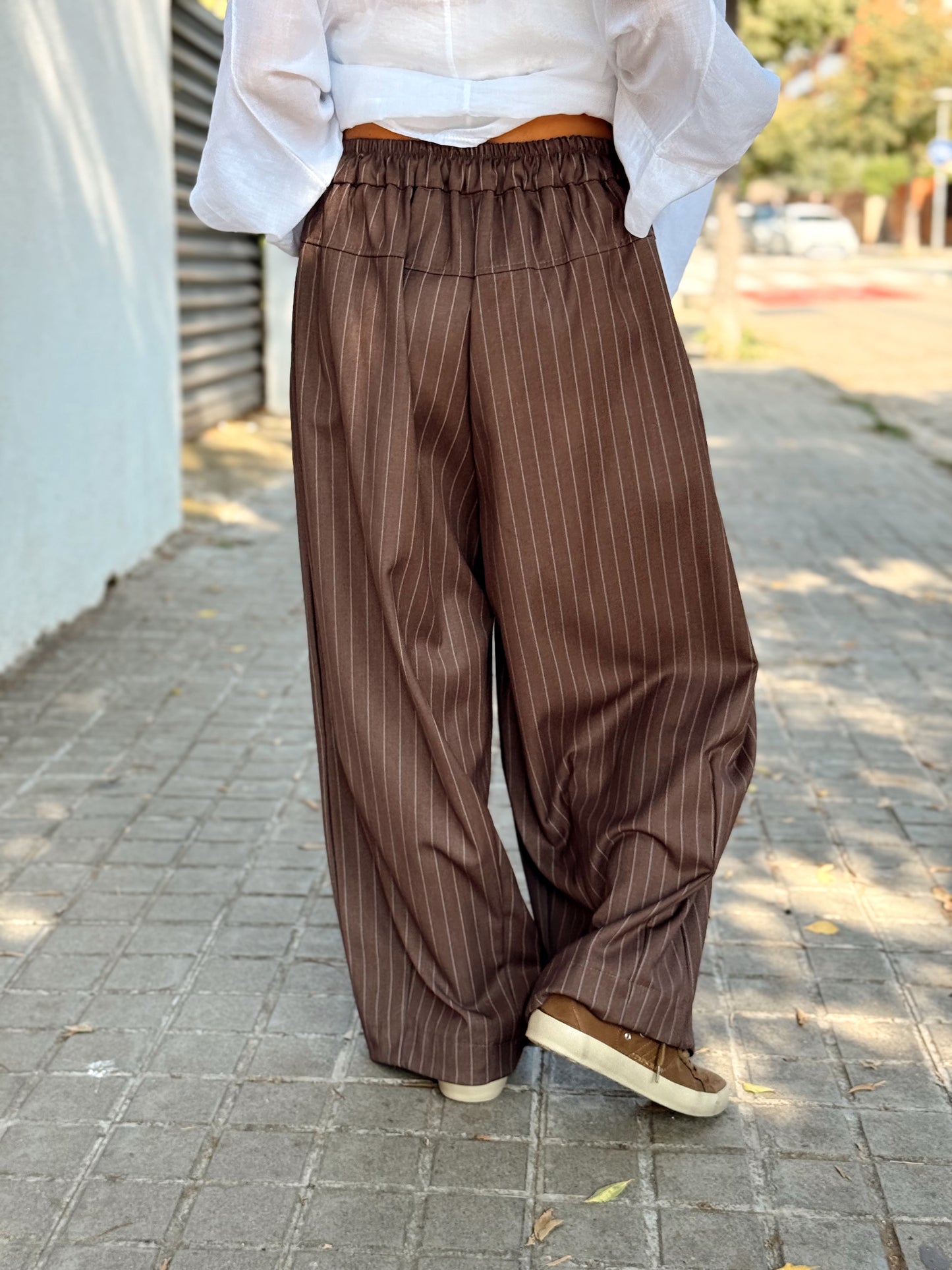 PANTALON OVERSIZE RAYAS MULTICOLOR