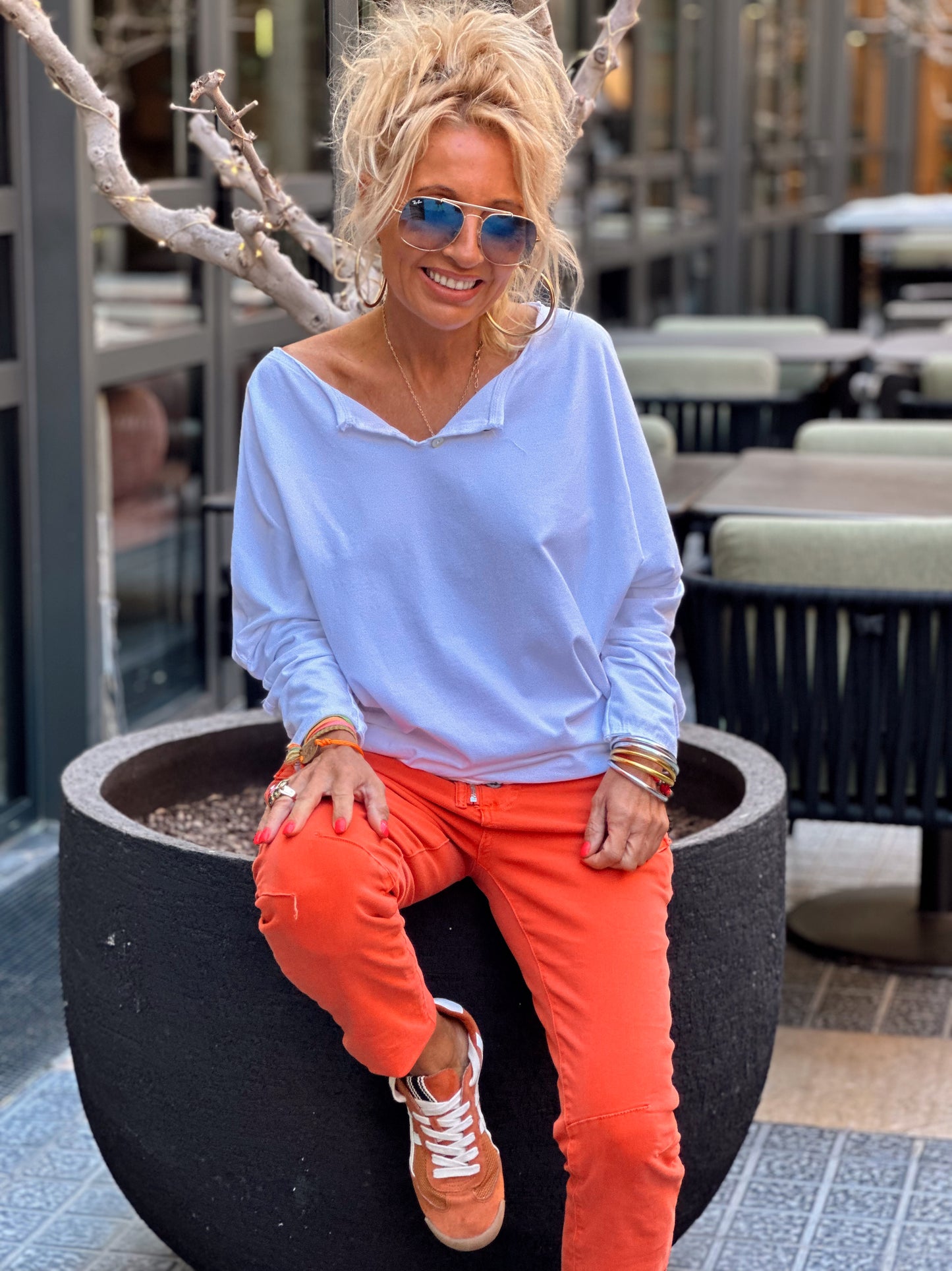 CAMISETA ROLLAND BLANCO