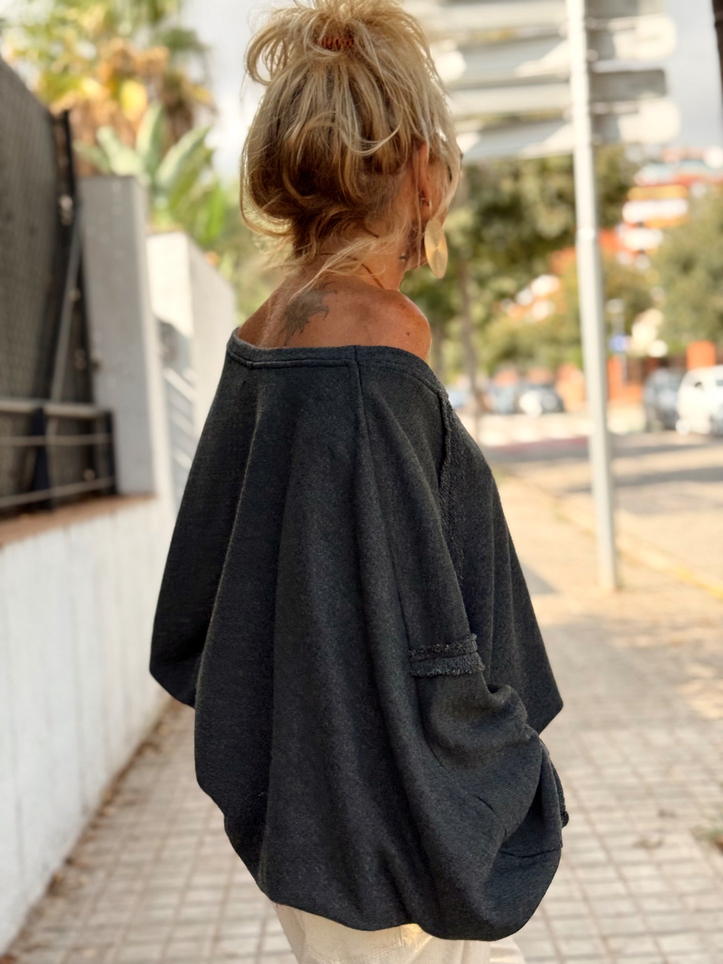 SUDADERA OVERSIZE MAELIS MULTICOLOR