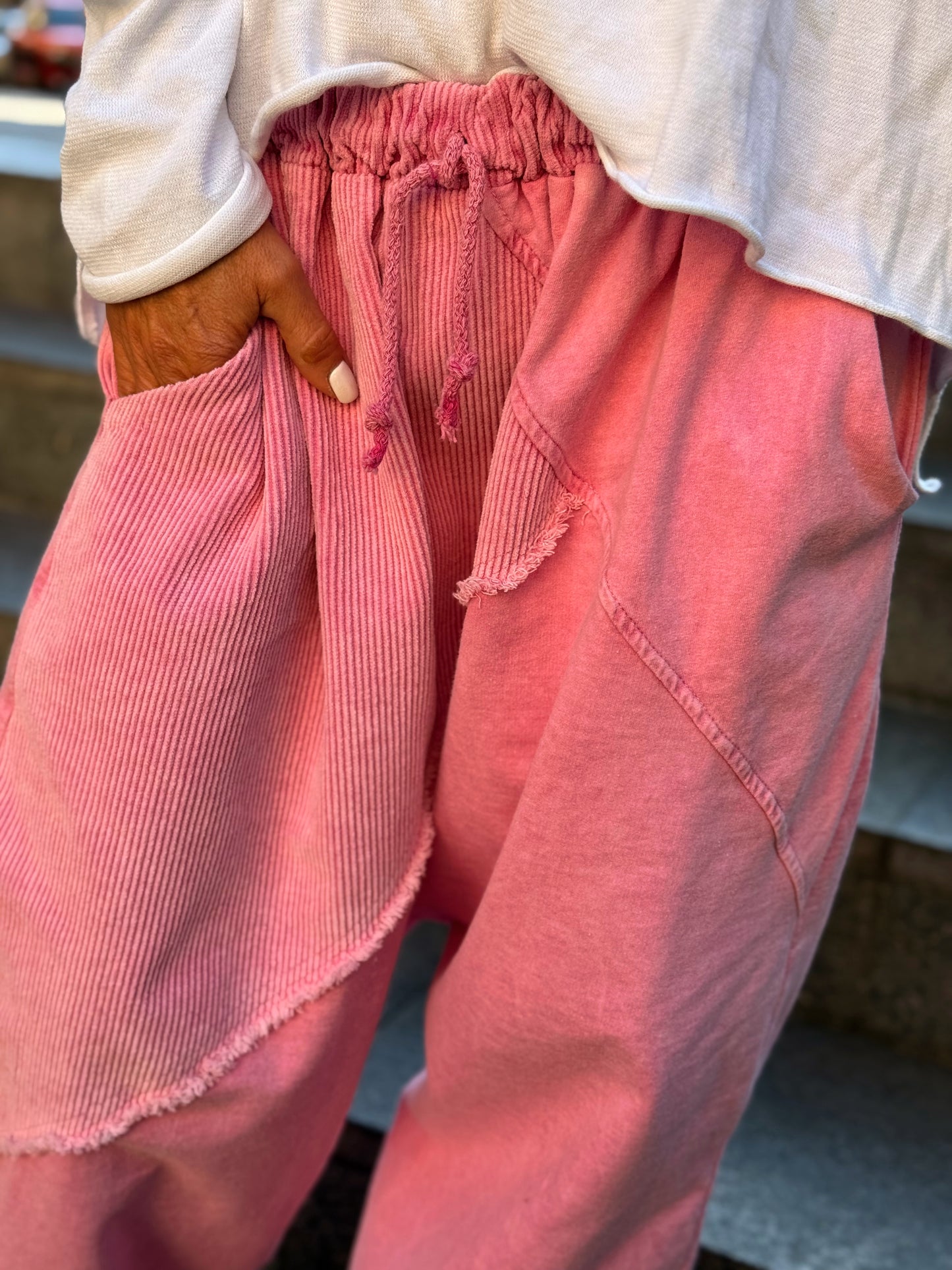 PANTALÓN BAGGY FATIMA FUCSIA