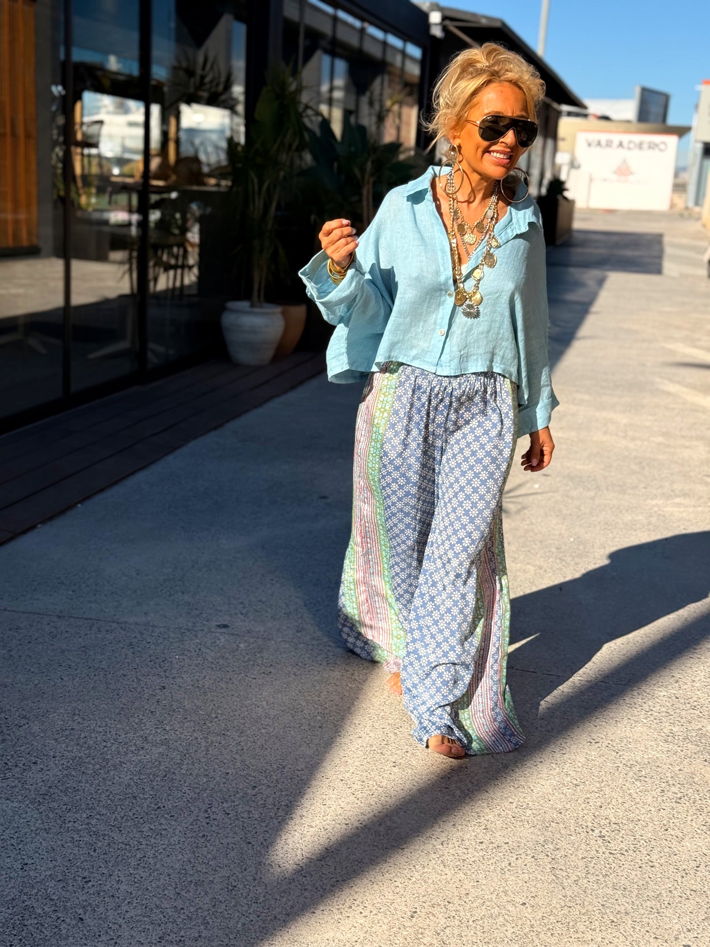 PANTALON HIPPIE CHIC ESTAMPADO MULTICOLOR