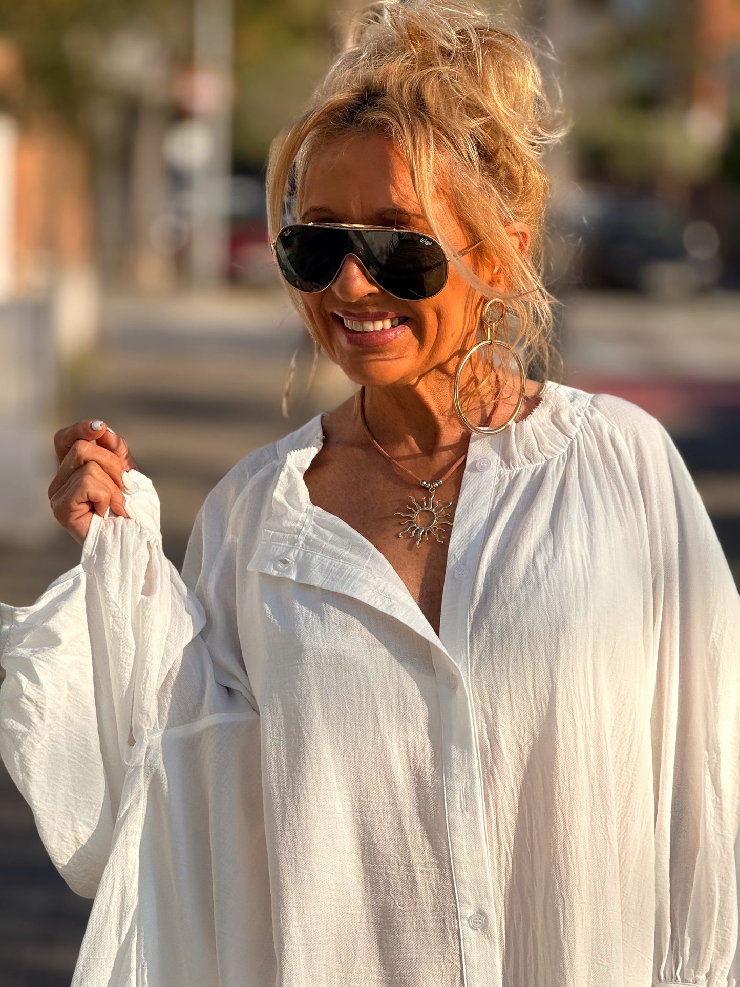 VESTIDO OVERSIZE NINA MULTICOLOR