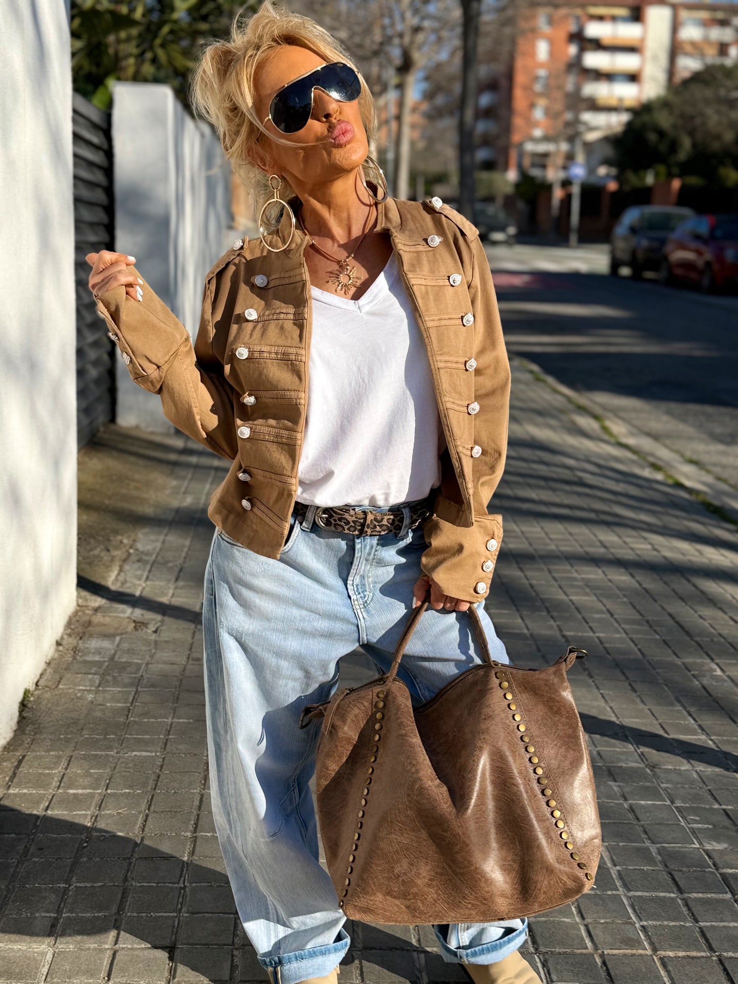 CHAQUETA CORTA COLONIAL MULTICOLOR