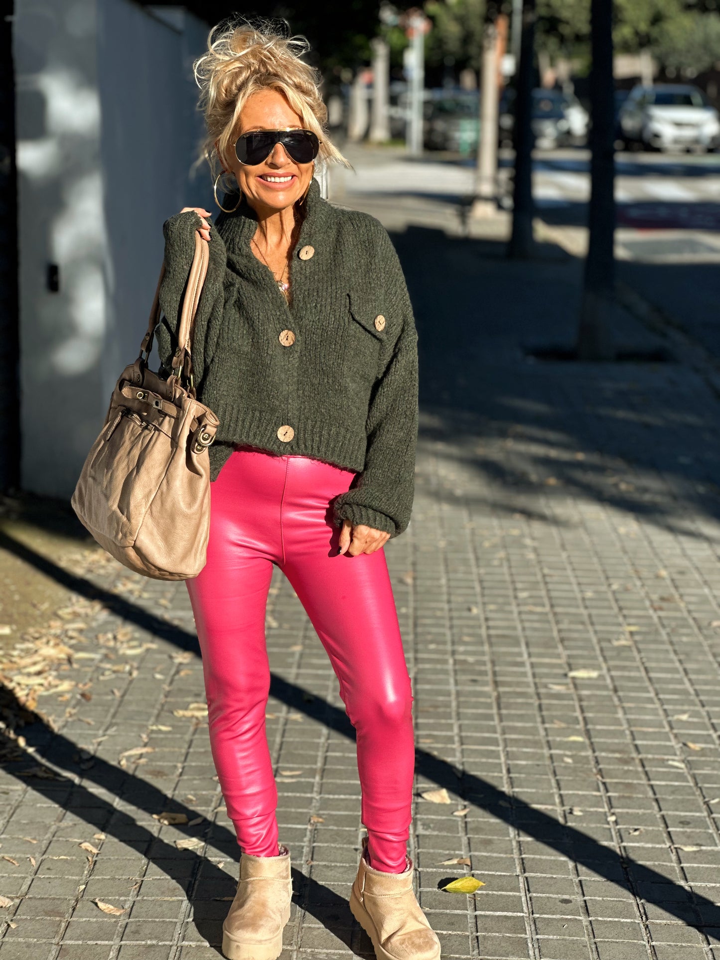 LEGGING NICOLAS FUCSIA