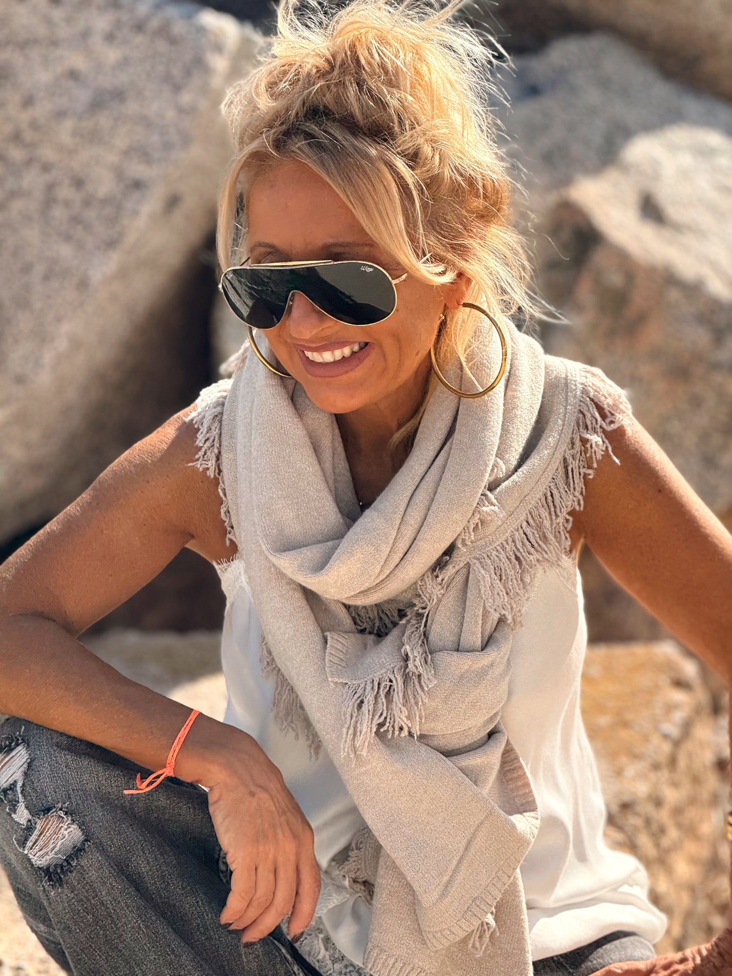 BUFANDA FLECOS CELINE MULTICOLOR