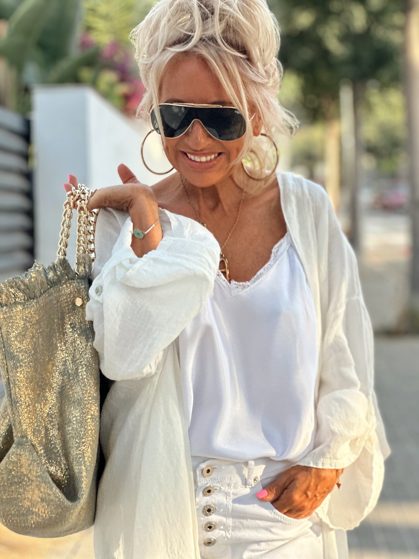 CHAQUETA LINO BETTY MULTICOLOR