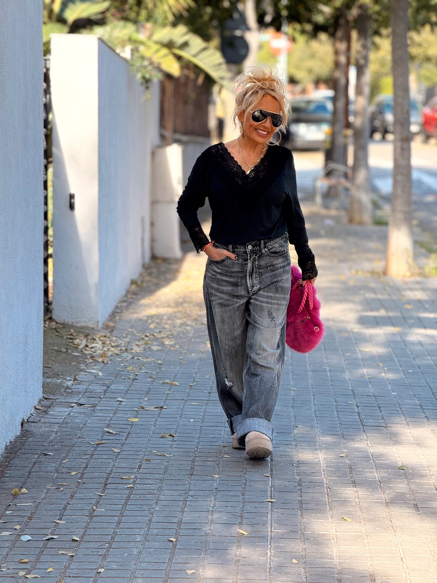 CAMISETA LENCERO SUPER OVERSIZE ANDREA MULTICOLOR