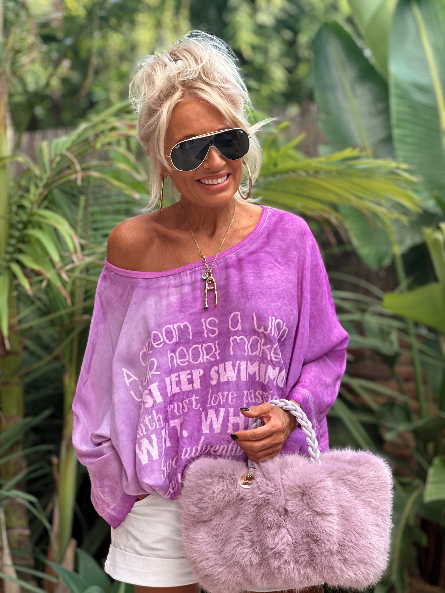 BOLSO PELO SINTÉTICO LONDRES ROSA