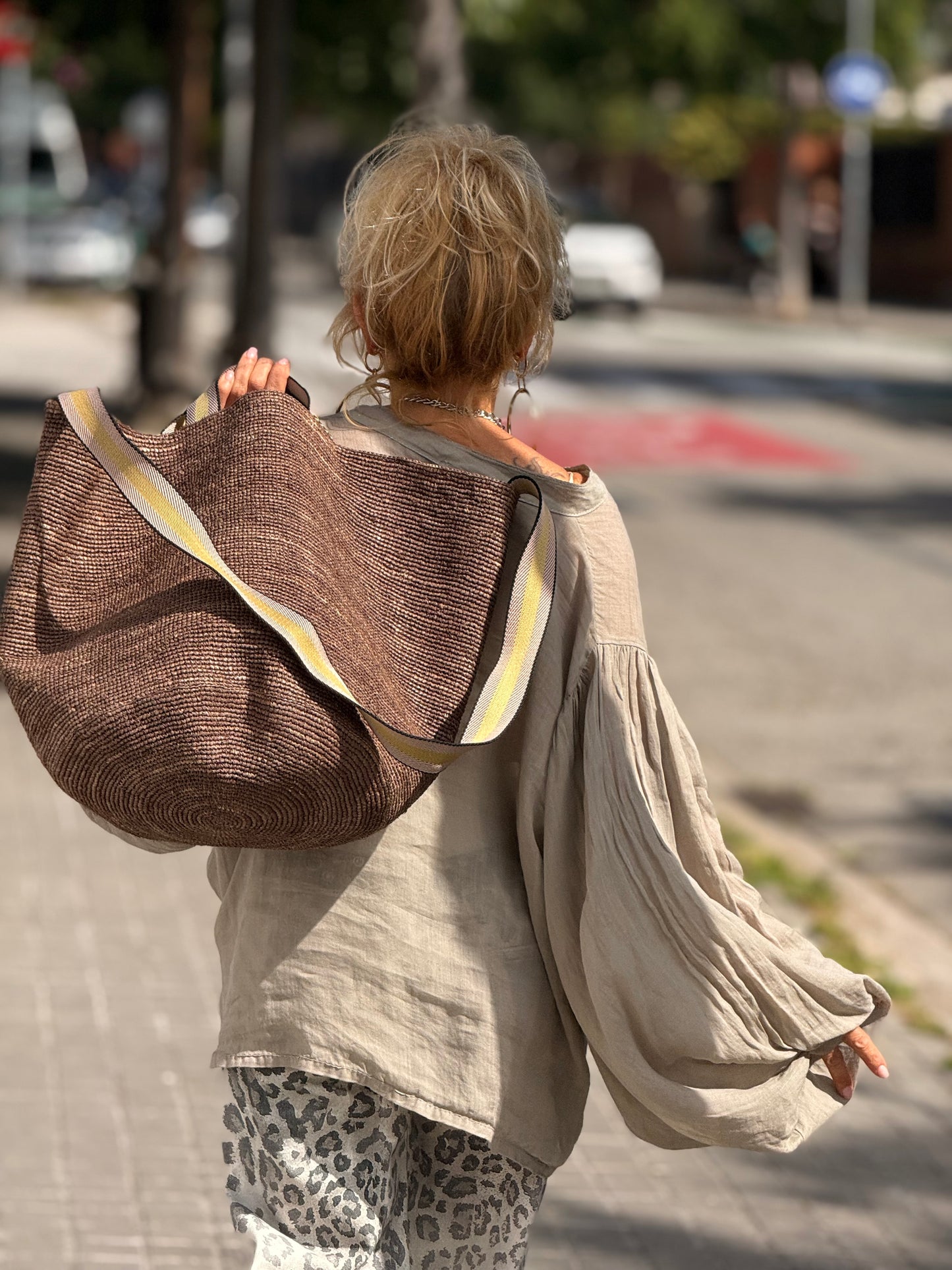 BOLSO CESTAS MULTICOLOR