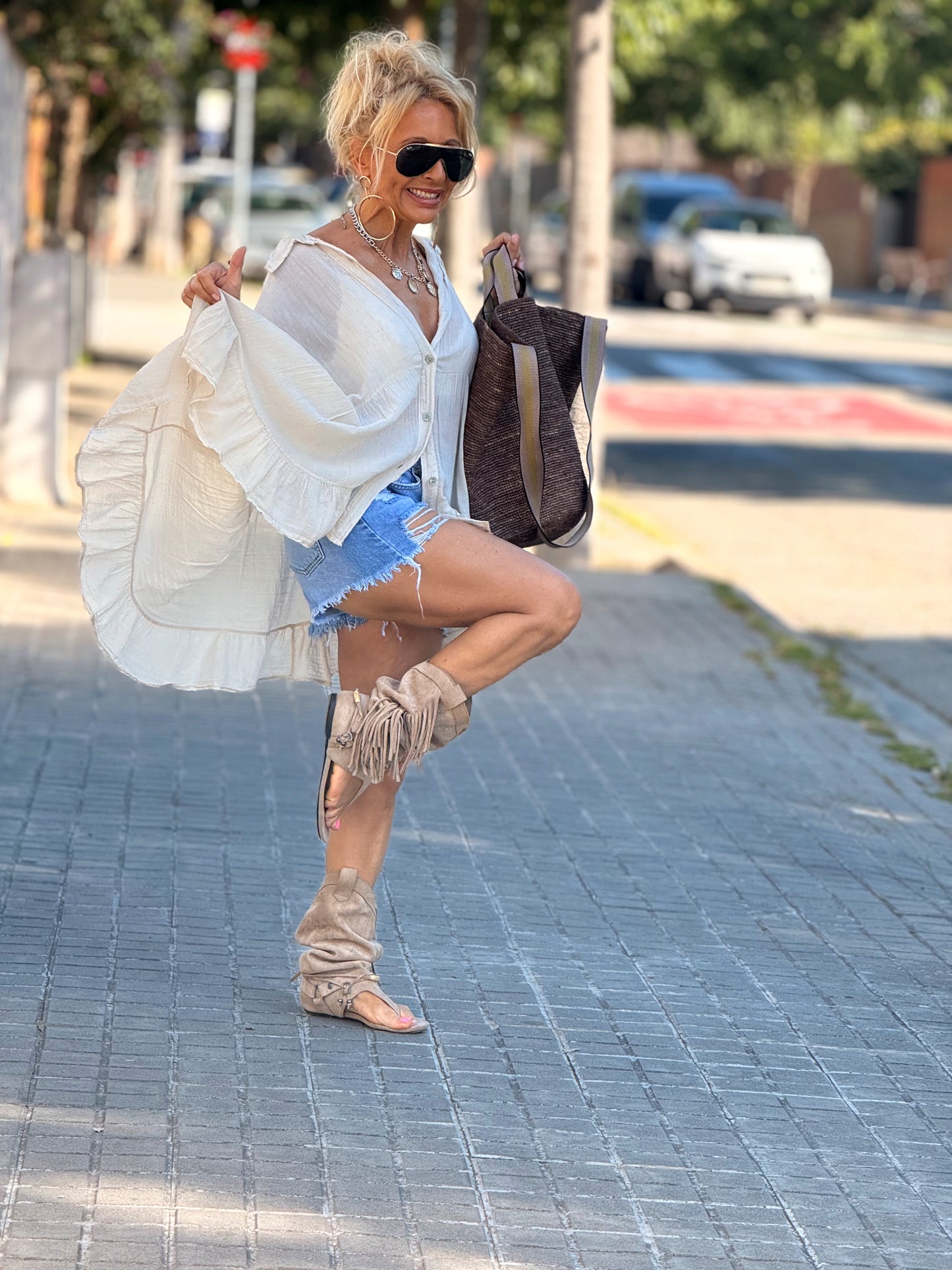 SHORT VAQUEROS LILLY TEJANO