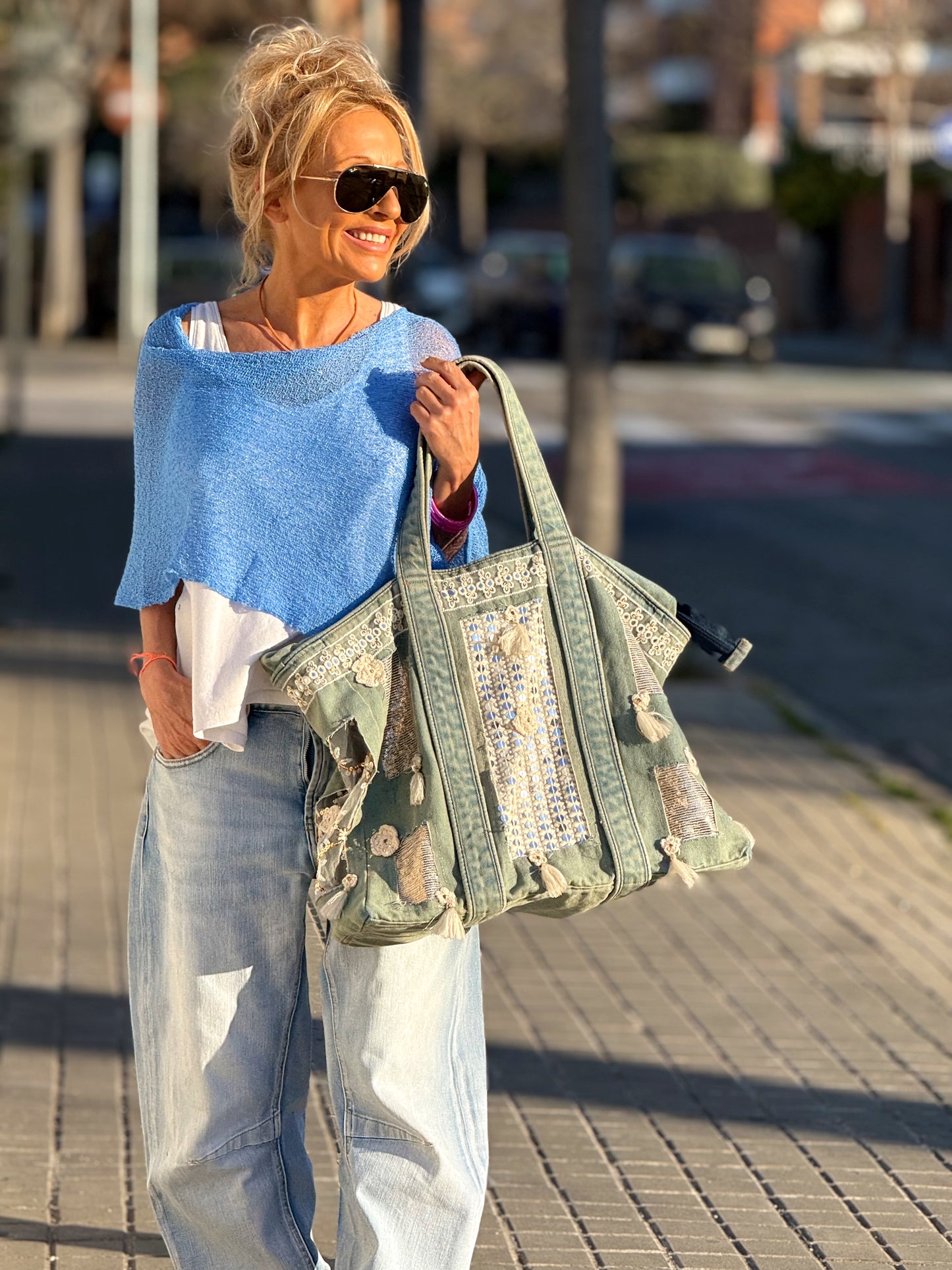 CAPA OVERSIZE ANNY MULTICOLOR