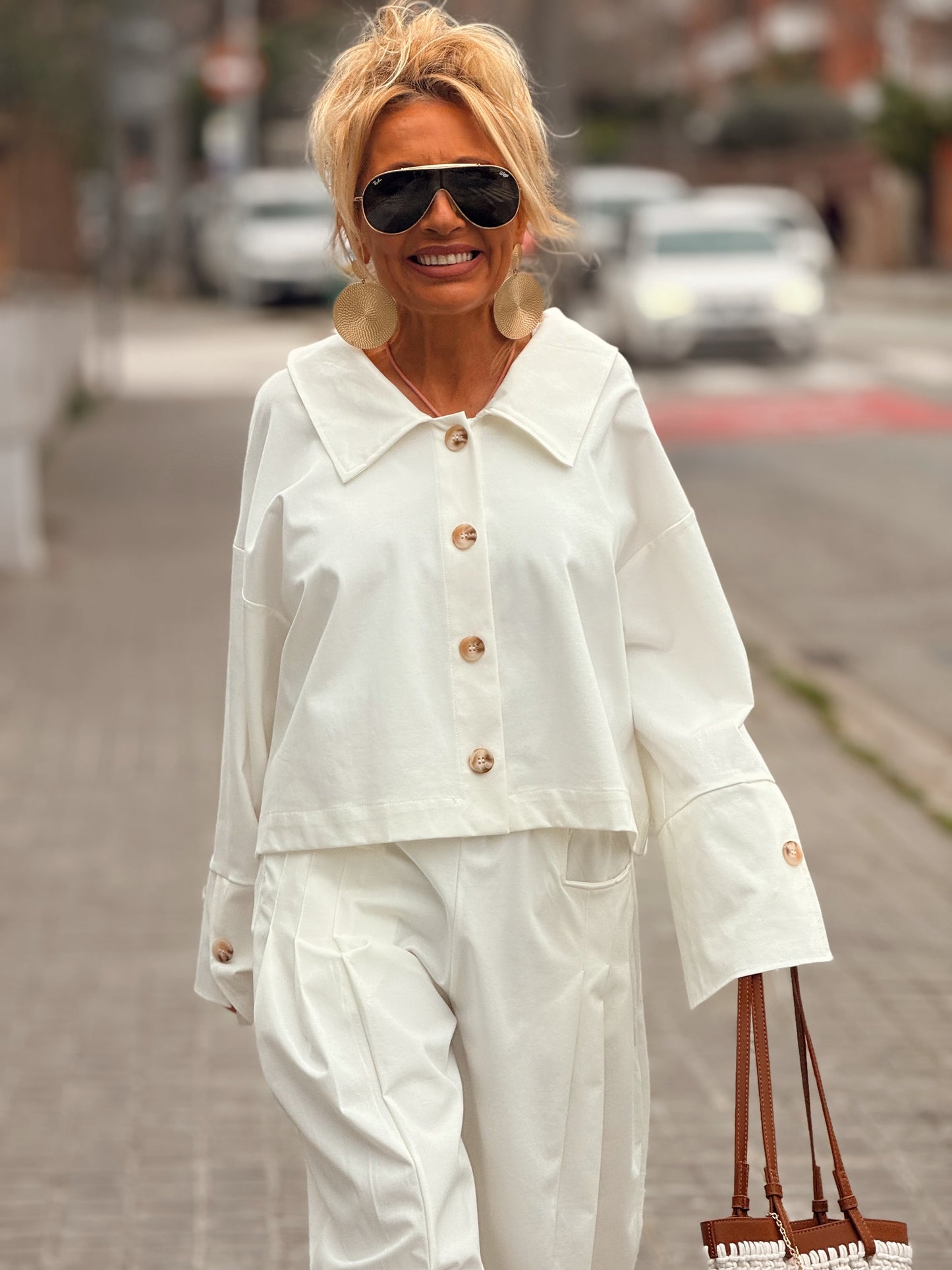 CONJUNTO CHAQUETA-PANTALON PILAR MULTICOLOR