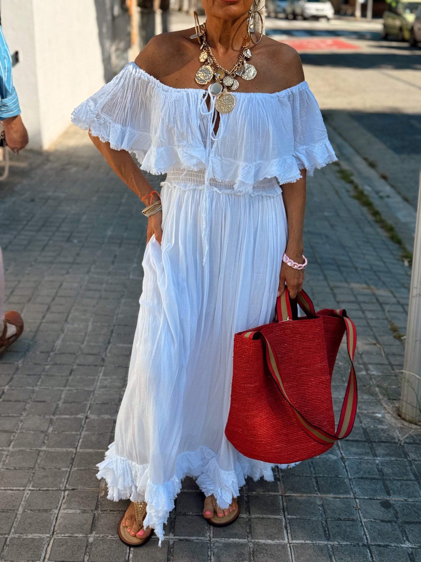 VESTIDO BOHO MULTICOLOR