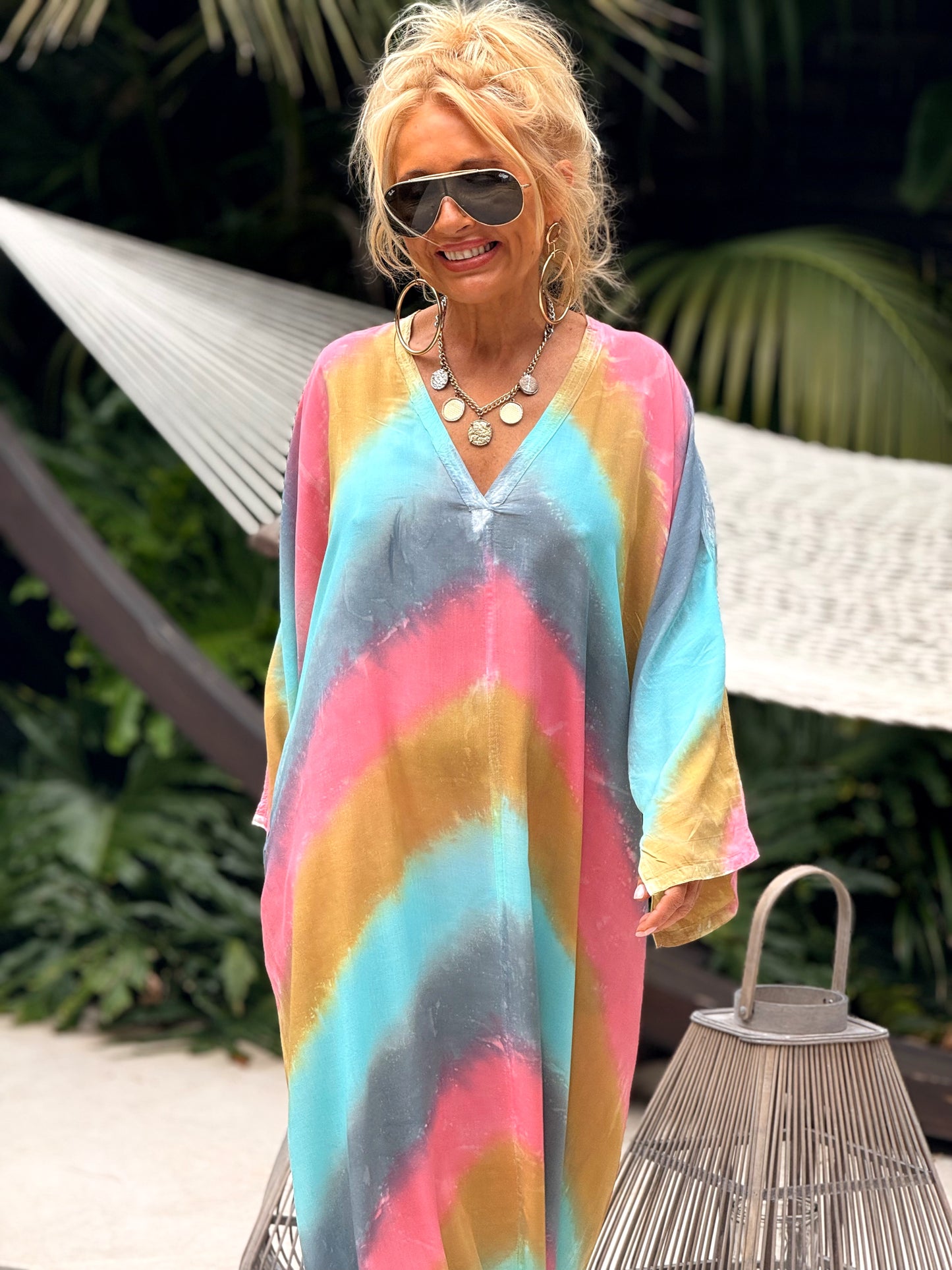 VESTIDO OVERSIZE IBIZA MULTICOLOR