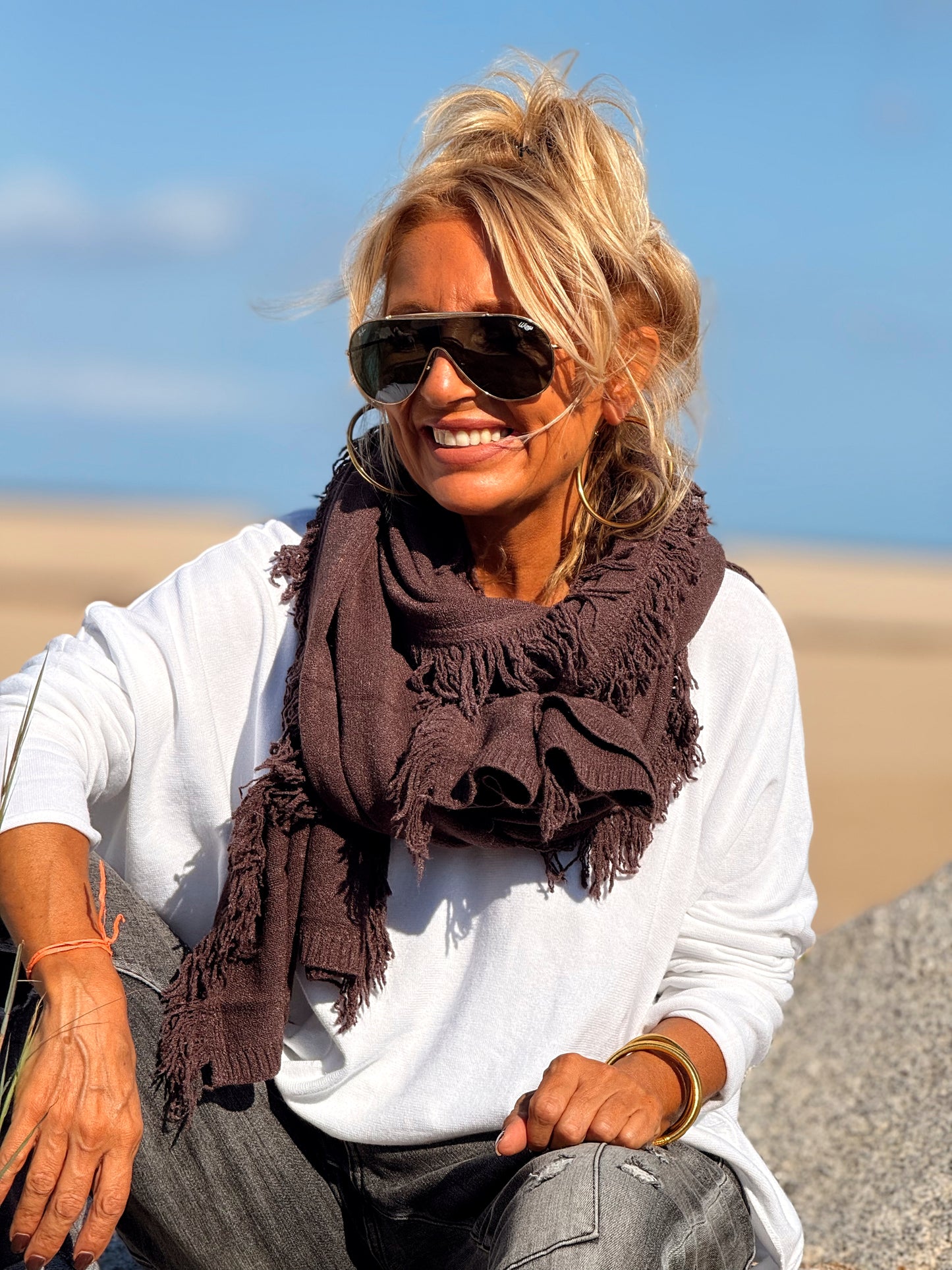 BUFANDA FLECOS CELINE MULTICOLOR