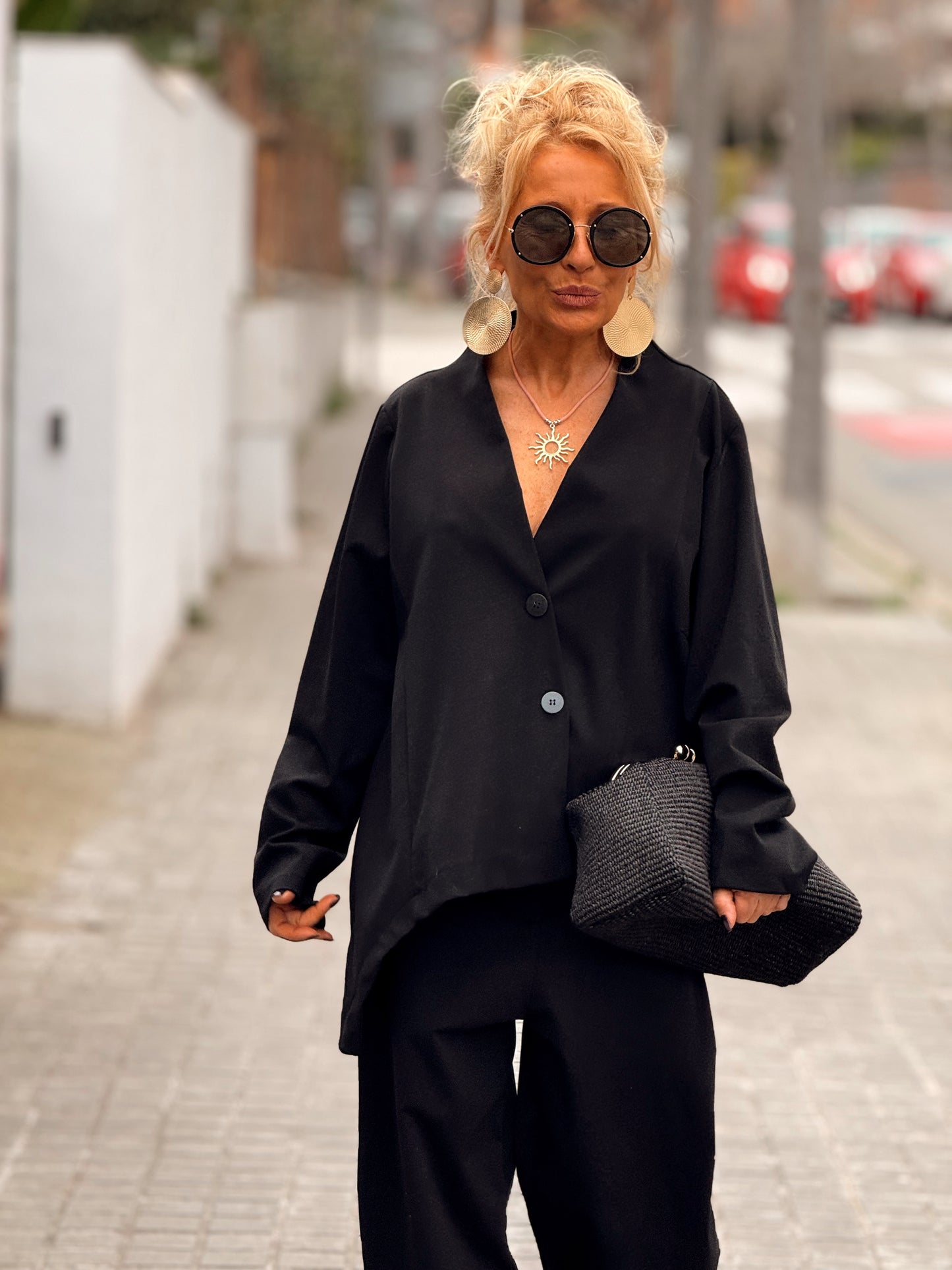 CHAQUETA ASIMÉTRICO VALERIA MULTICOLOR