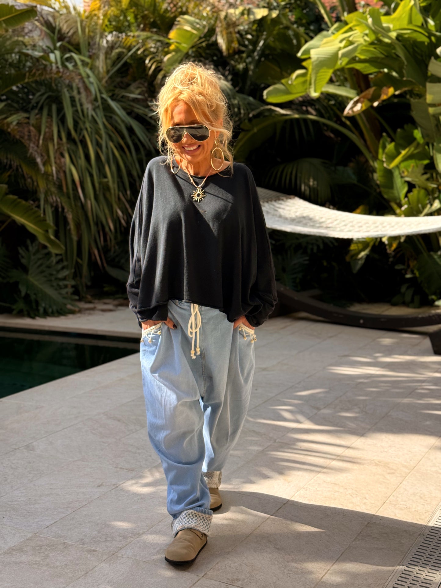 JEANS VAQUEROS BAGGY PLAYA TEJANO