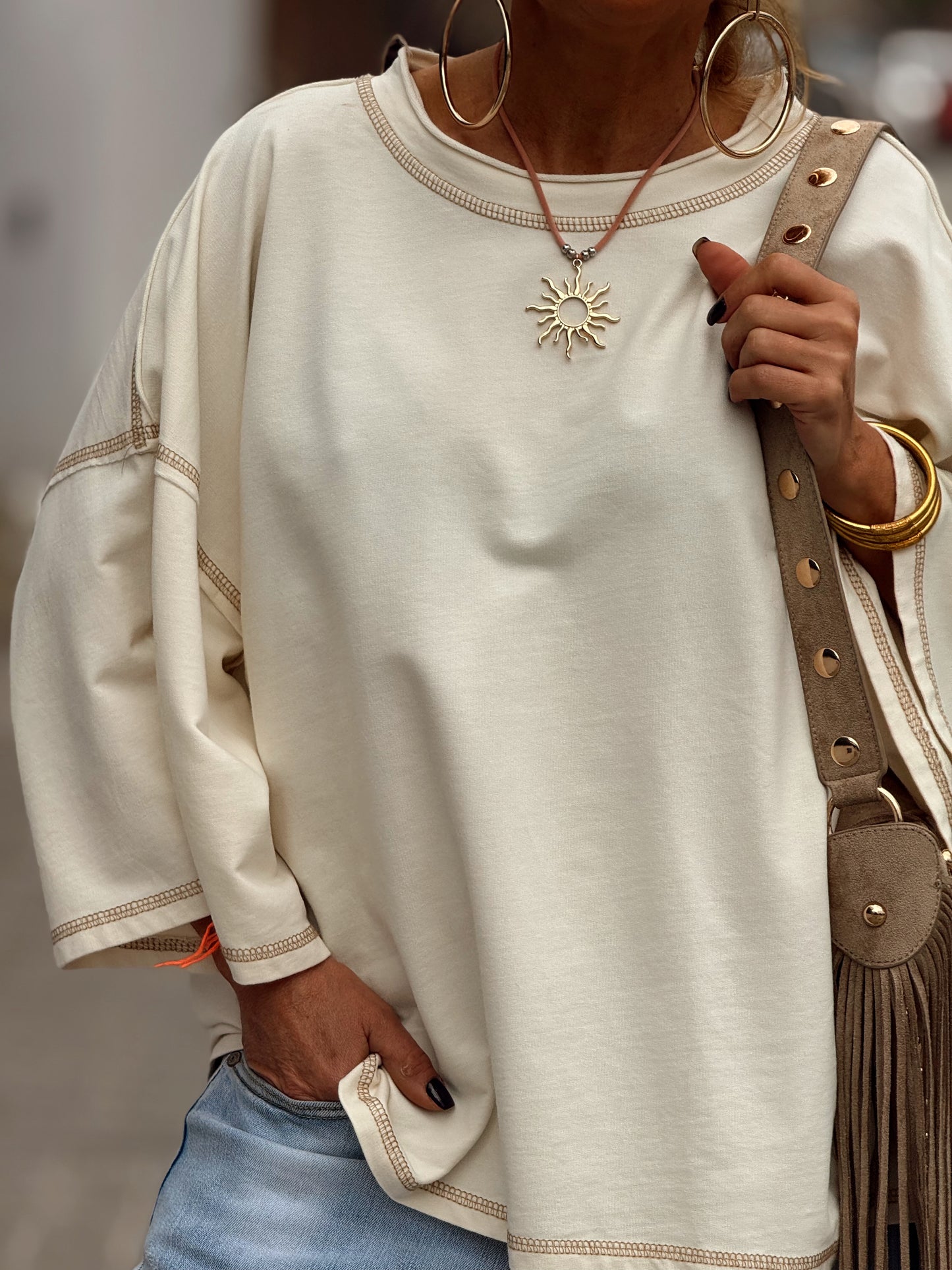 CAMISETA OVERSIZE RITA MULTICOLOR