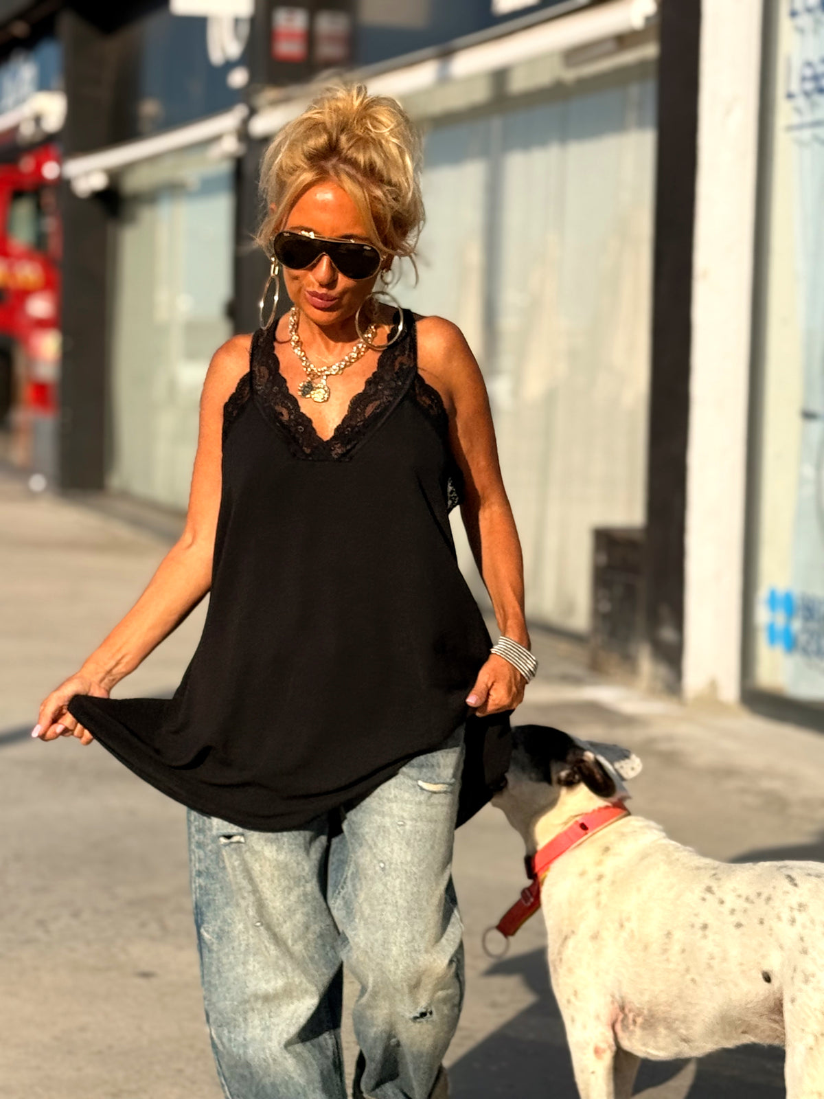 TOP LENCERO SUPER OVERSIZE PAOLA MULTICOLOR