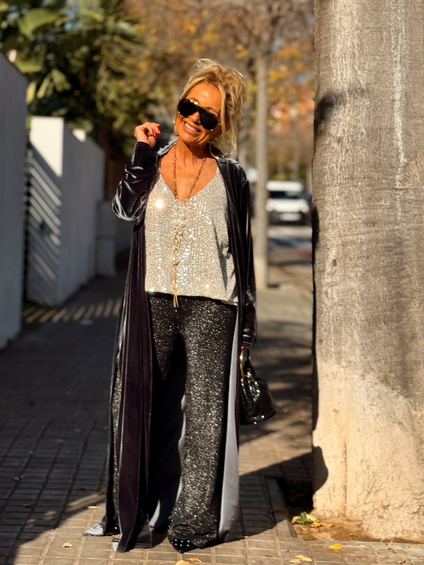 KIMONO LARGO OVERSIZE TERCIOPELO MULTICOLOR